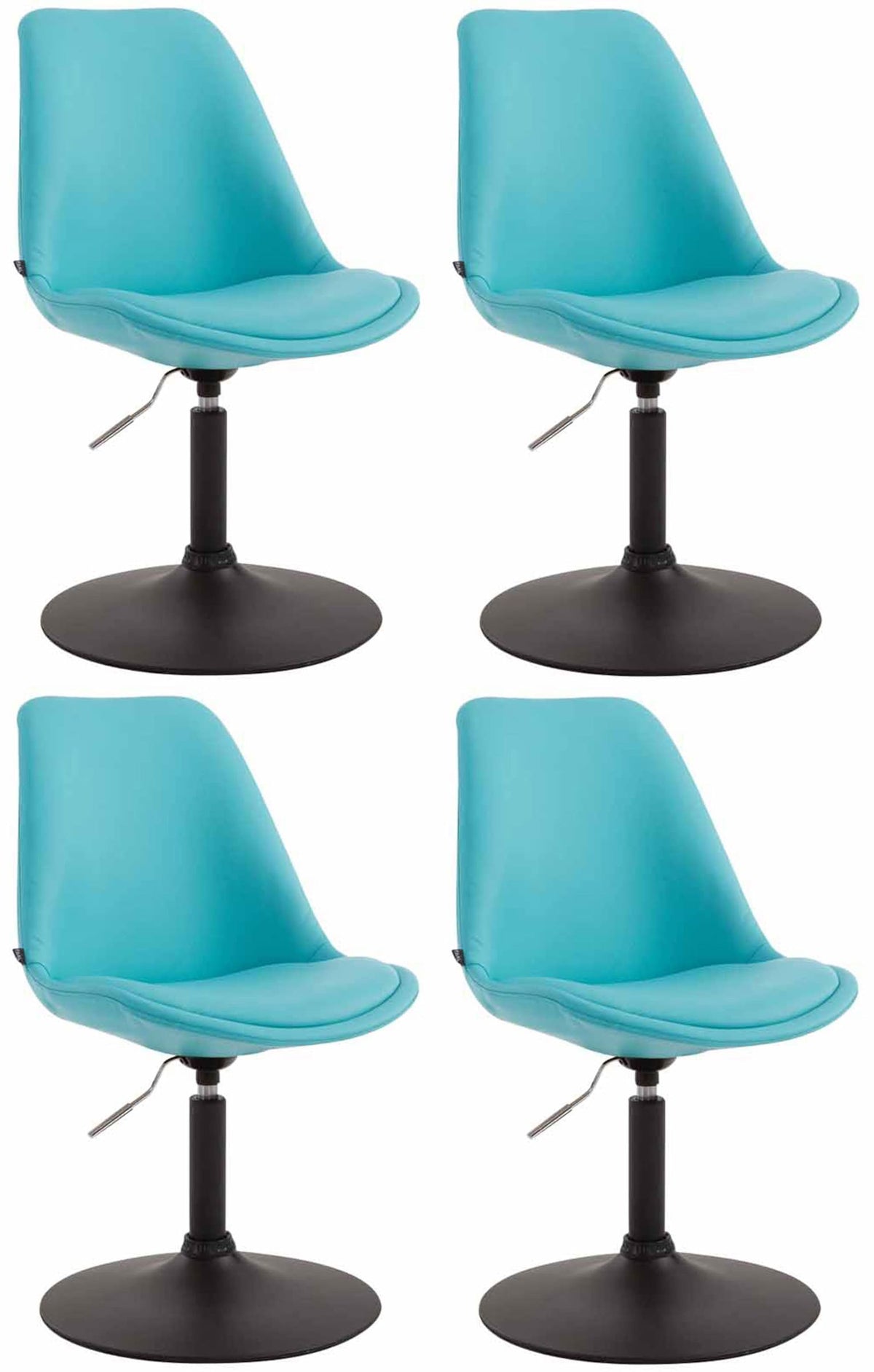 4er Set Esszimmerstühle Maverick B Kunstleder