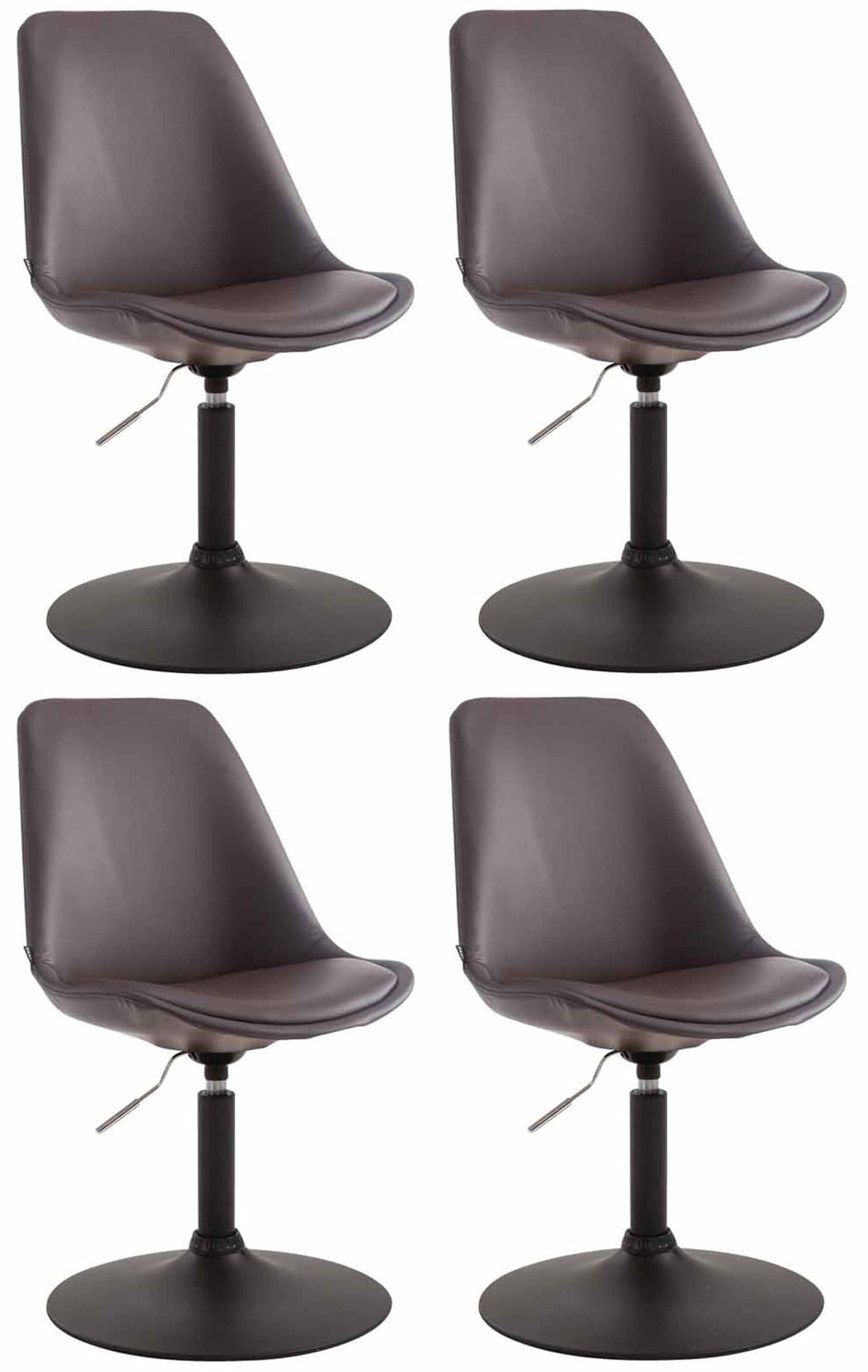 4er Set Esszimmerstühle Maverick B Kunstleder