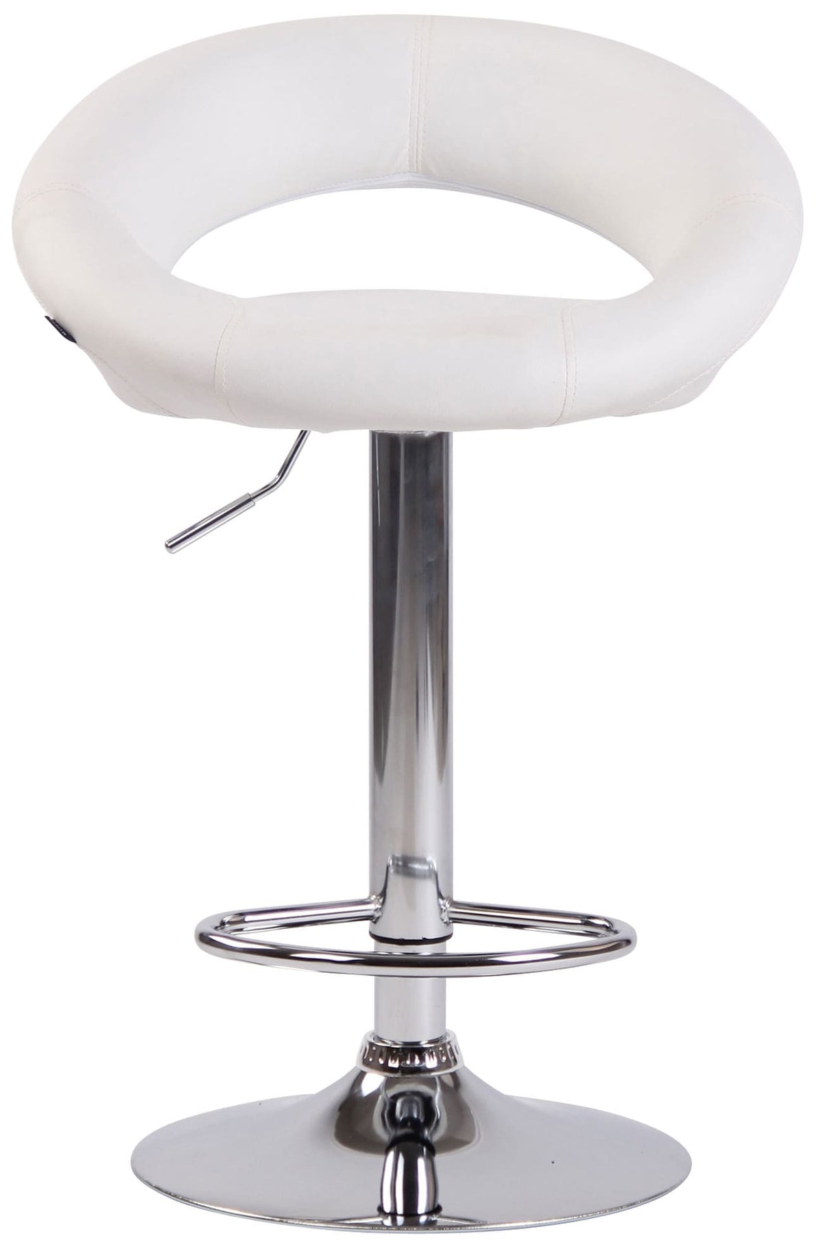 2er Set Barhocker Olinda Kunstleder chrom – Ansicht 3