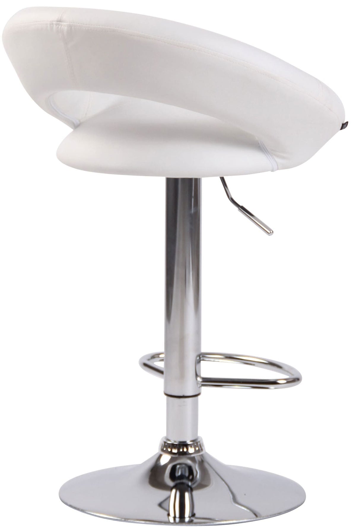 2er Set Barhocker Olinda Kunstleder chrom – Ansicht 5
