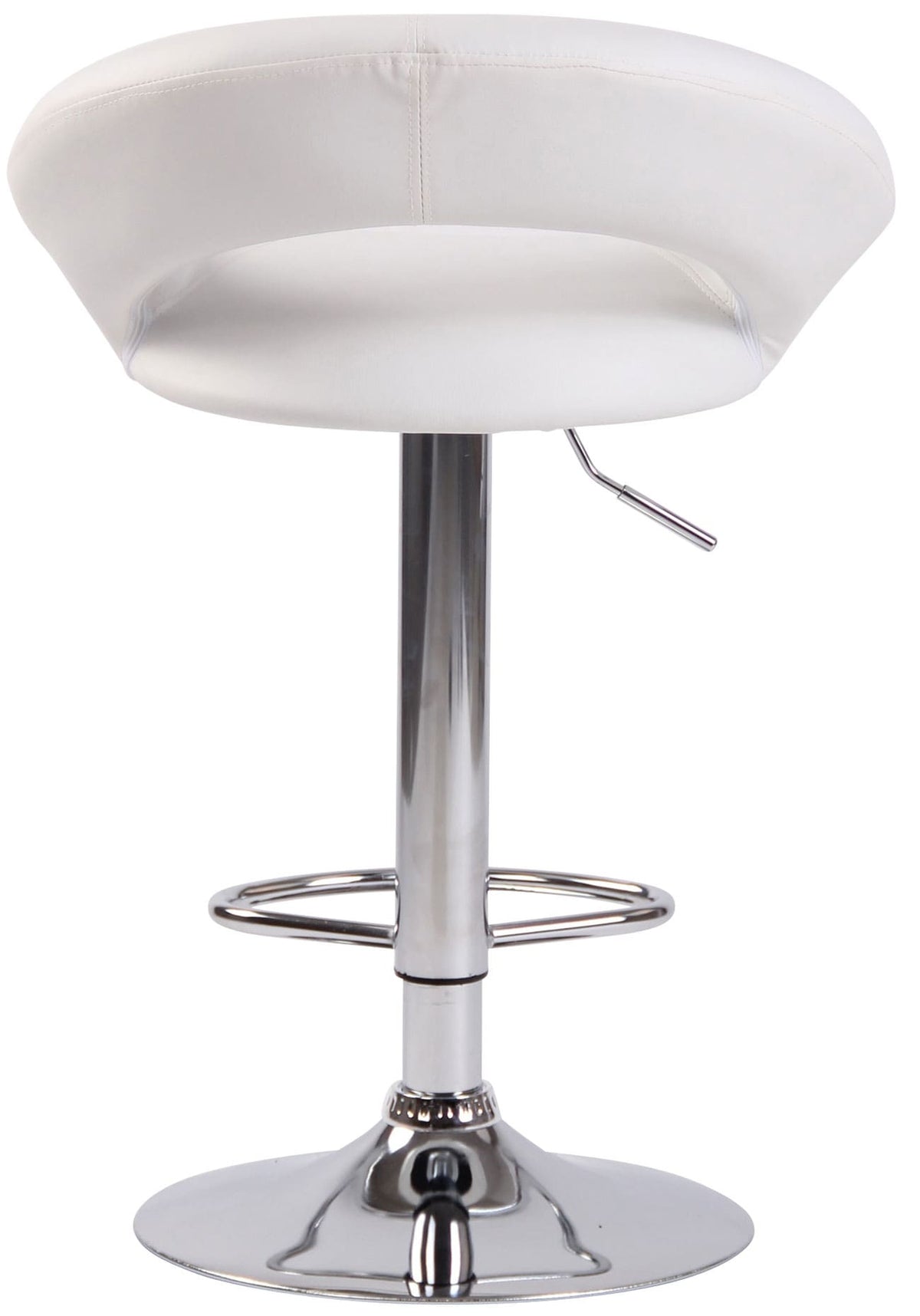 2er Set Barhocker Olinda Kunstleder chrom – Ansicht 6