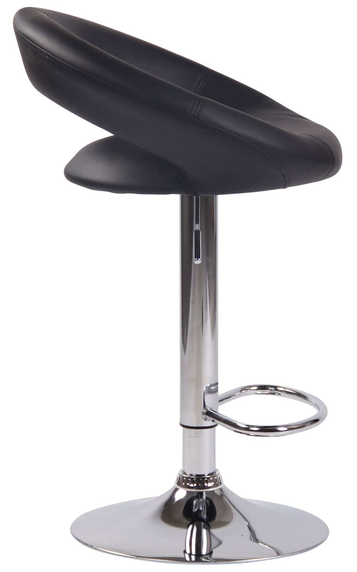 2er Set Barhocker Olinda Kunstleder chrom – Ansicht 10