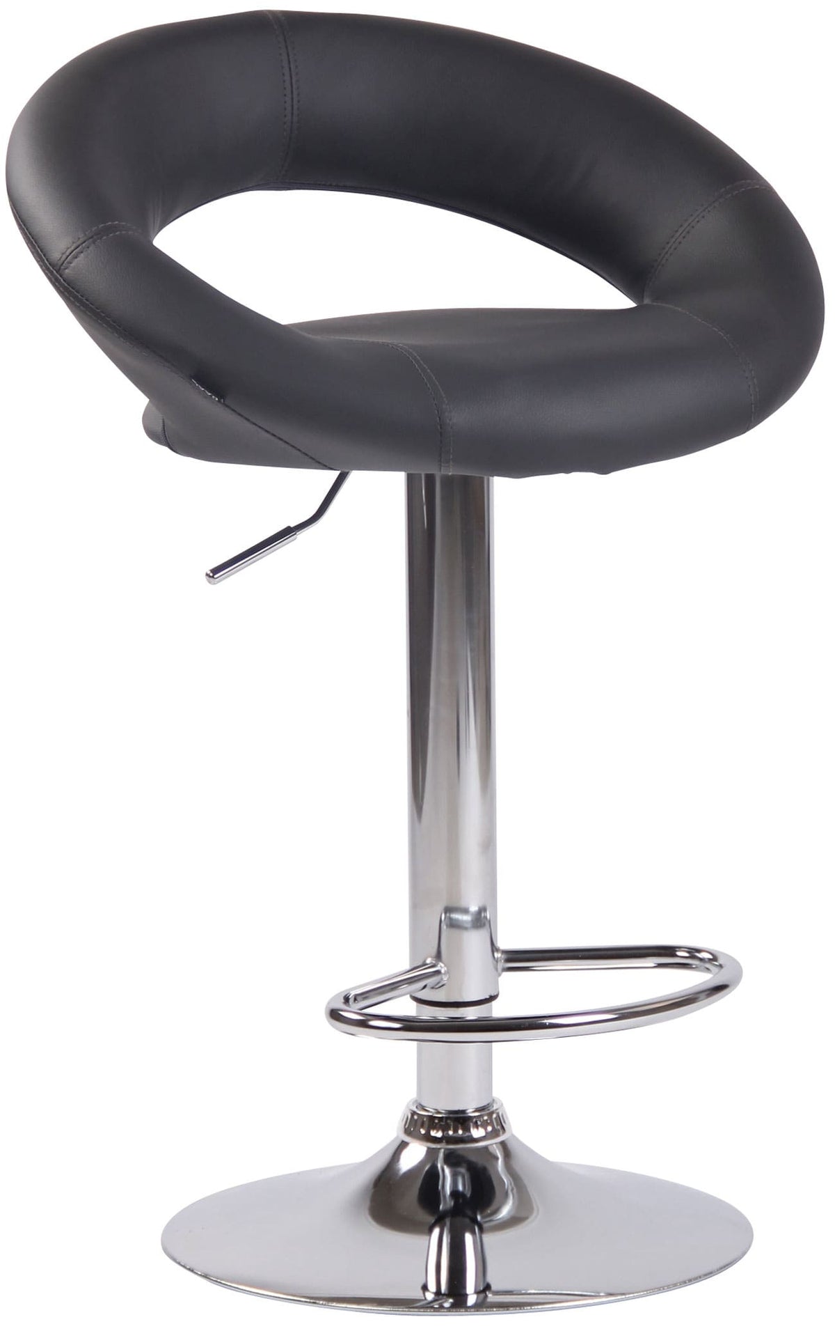 2er Set Barhocker Olinda Kunstleder chrom – Ansicht 14