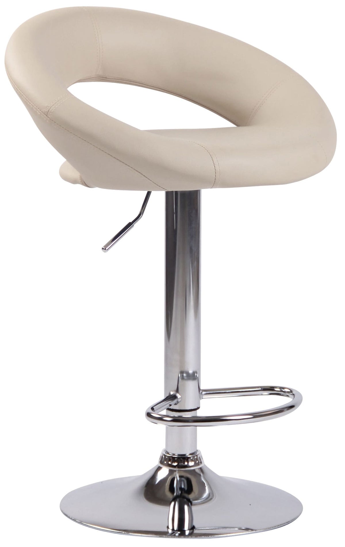 2er Set Barhocker Olinda Kunstleder chrom – Ansicht 20