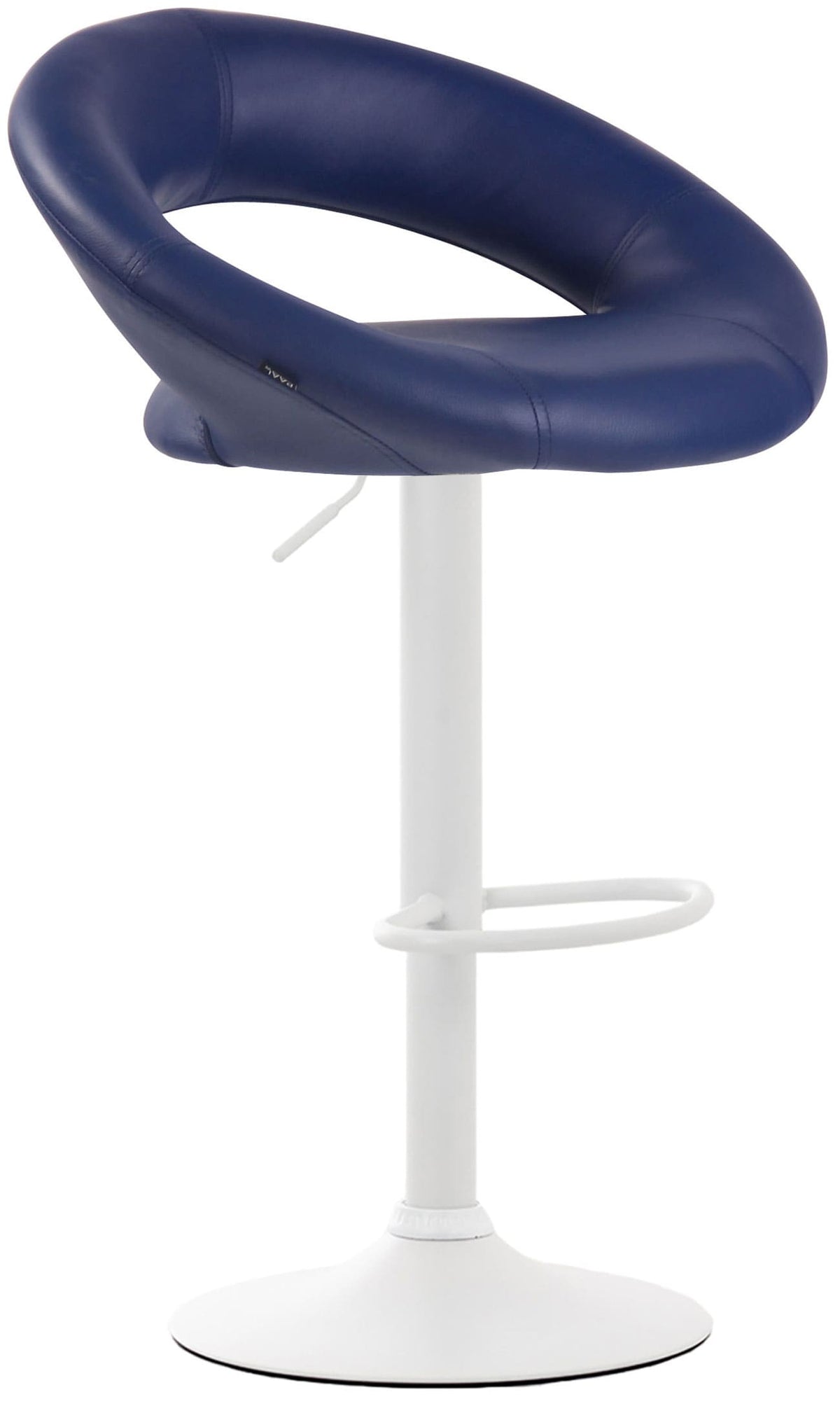 2er Set Barhocker Olinda Kunstleder weiß – Ansicht 2