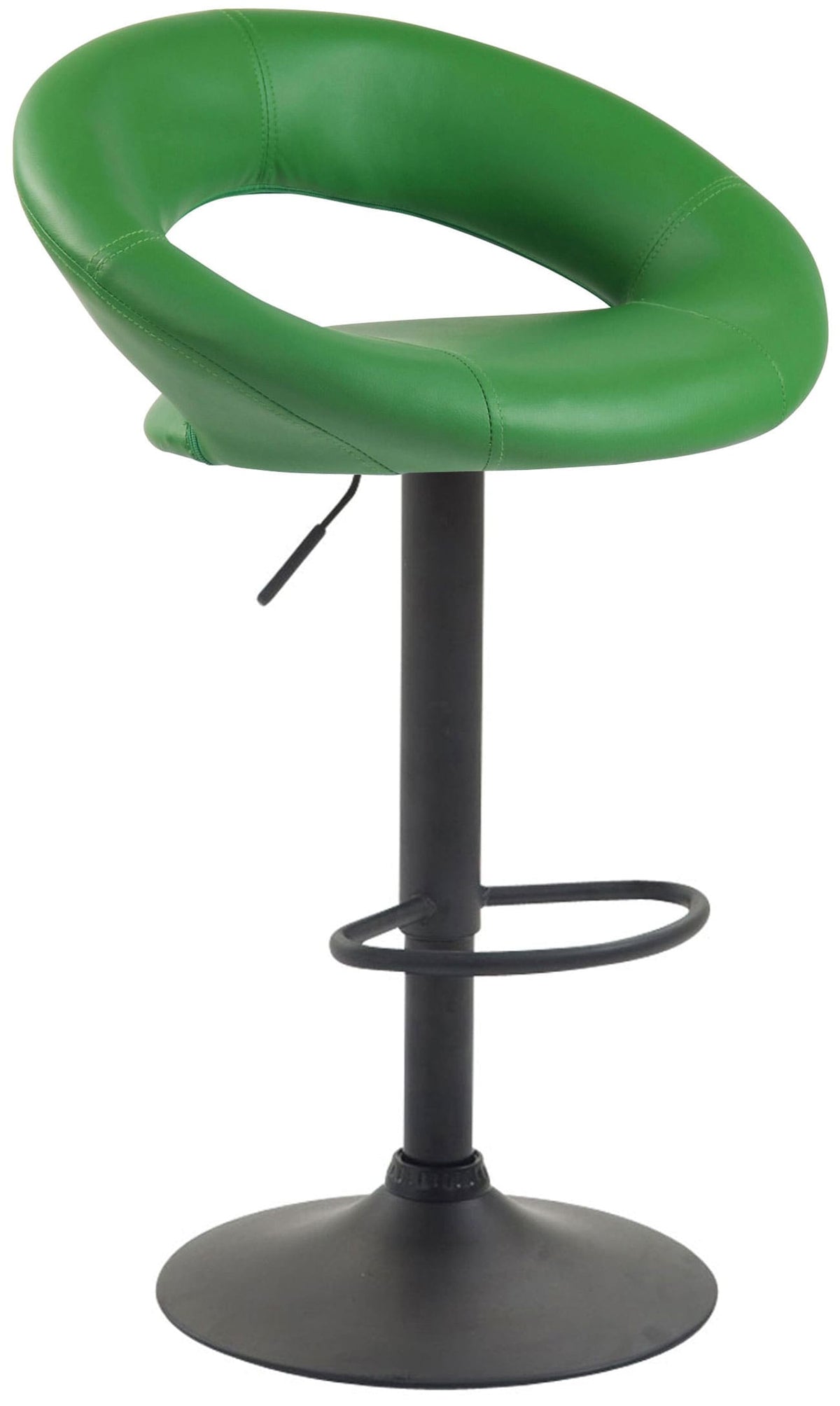 2er Set Barhocker Olinda Kunstleder schwarz – Ansicht 6