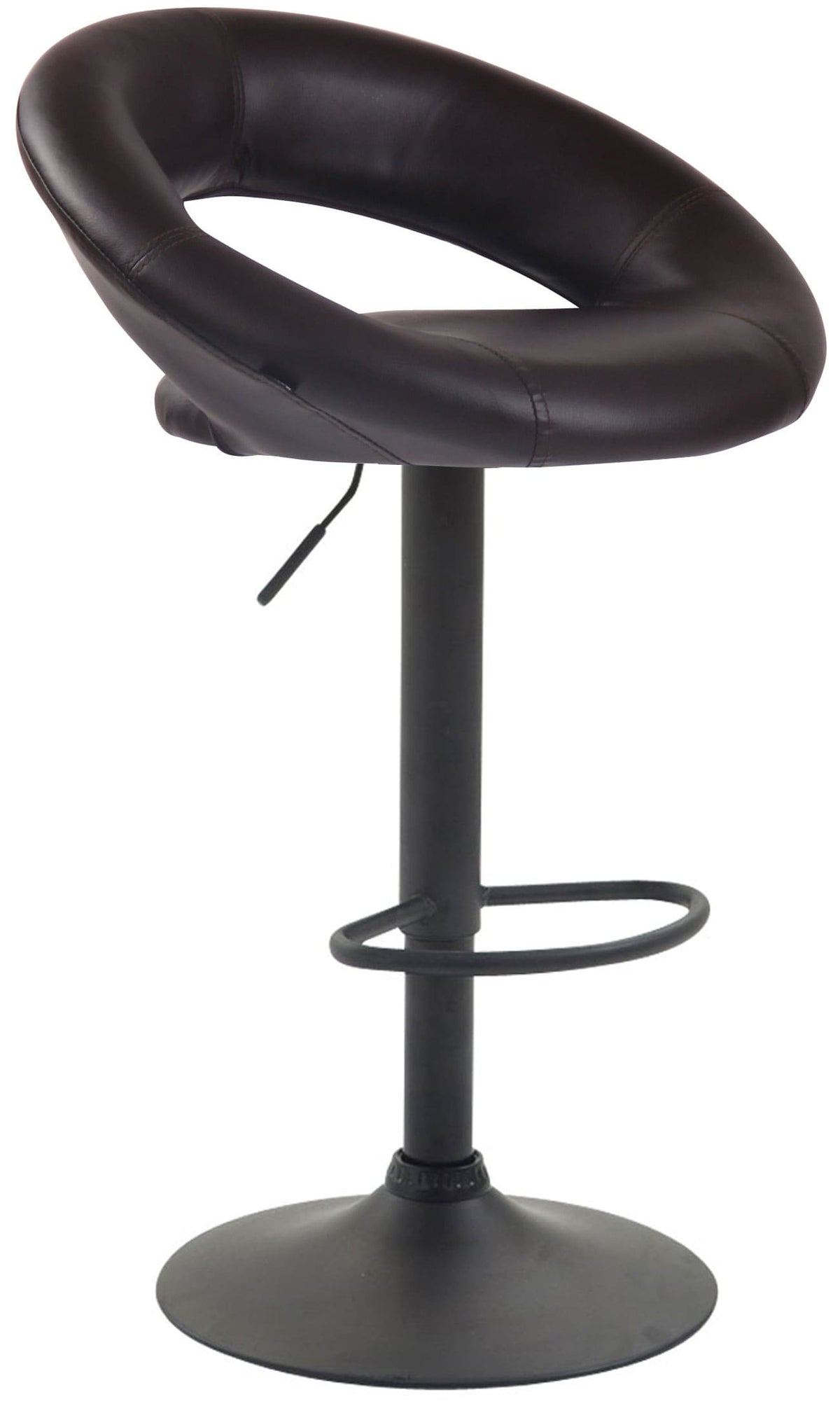 2er Set Barhocker Olinda Kunstleder schwarz – Ansicht 10