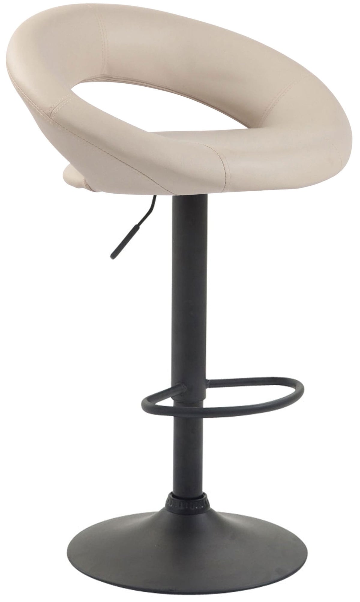 2er Set Barhocker Olinda Kunstleder schwarz – Ansicht 16