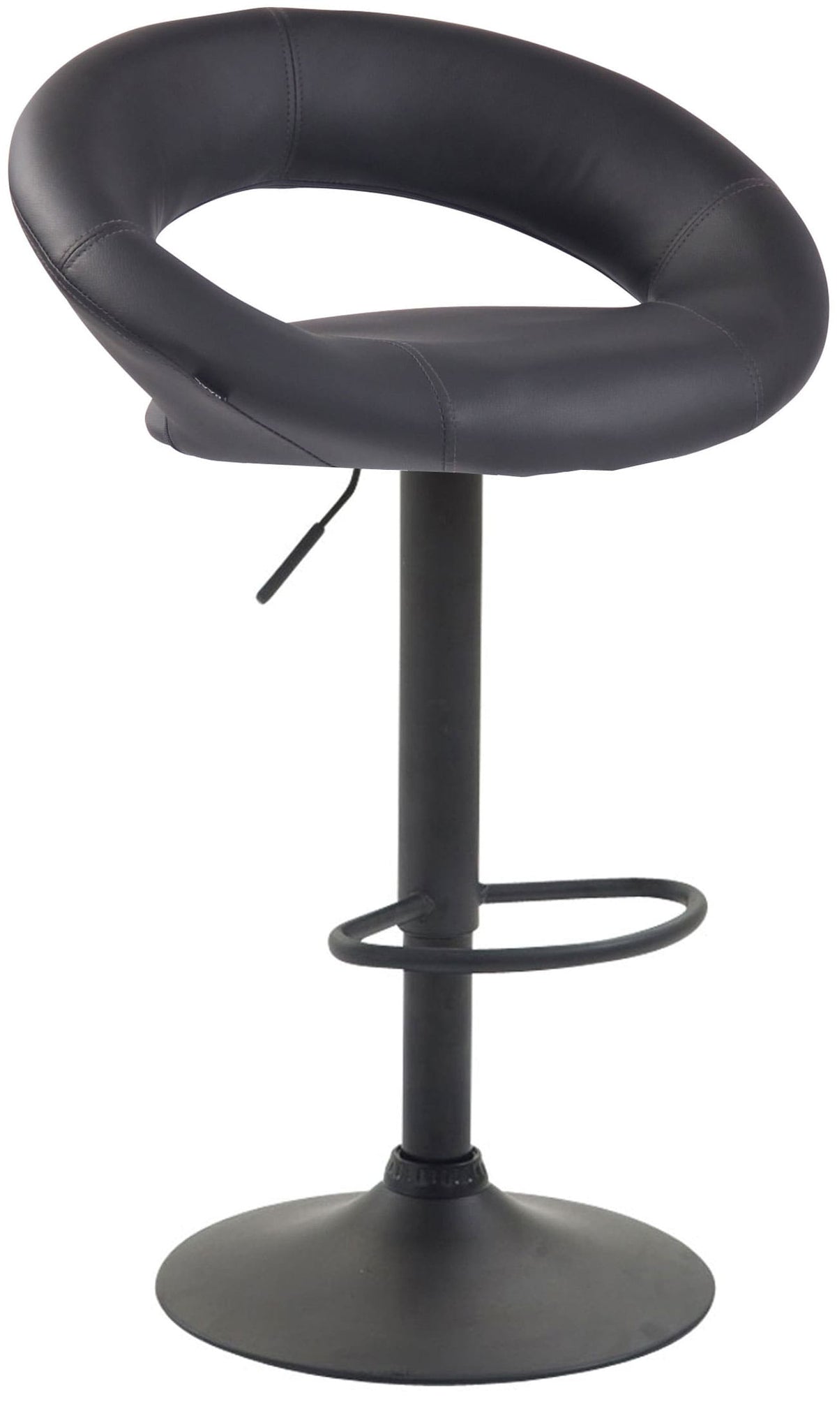 2er Set Barhocker Olinda Kunstleder schwarz – Ansicht 18