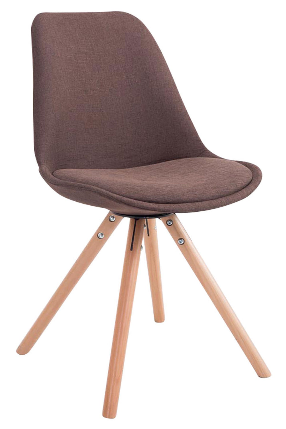 4er Set Stühle Toulouse Stoff Natura Rund – Ansicht 7