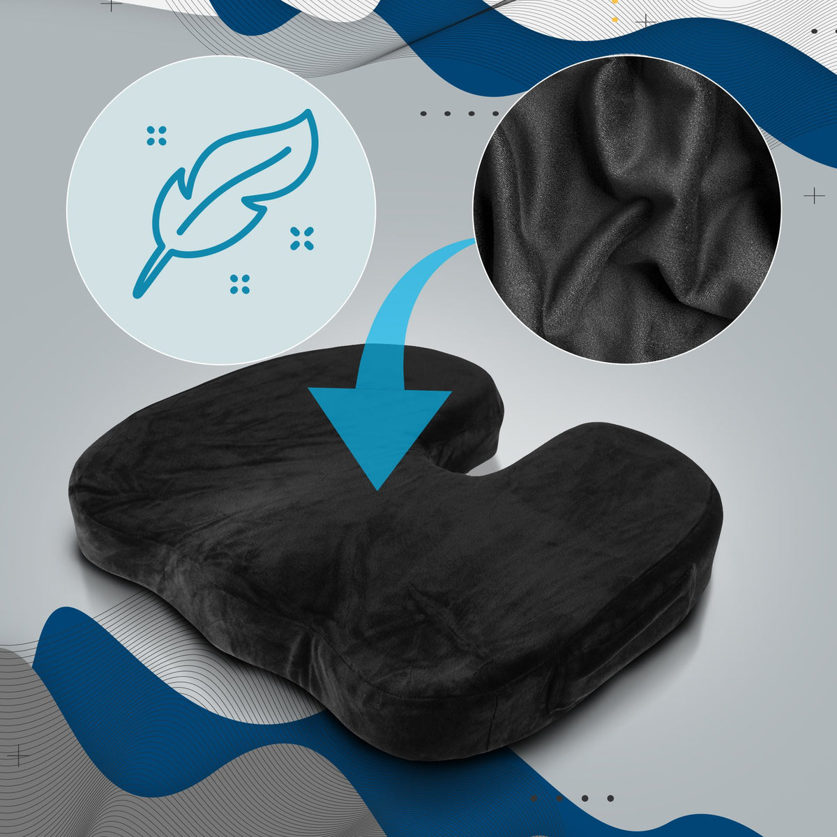 Ergonomisches Sitzkissen V2 – Ansicht 4