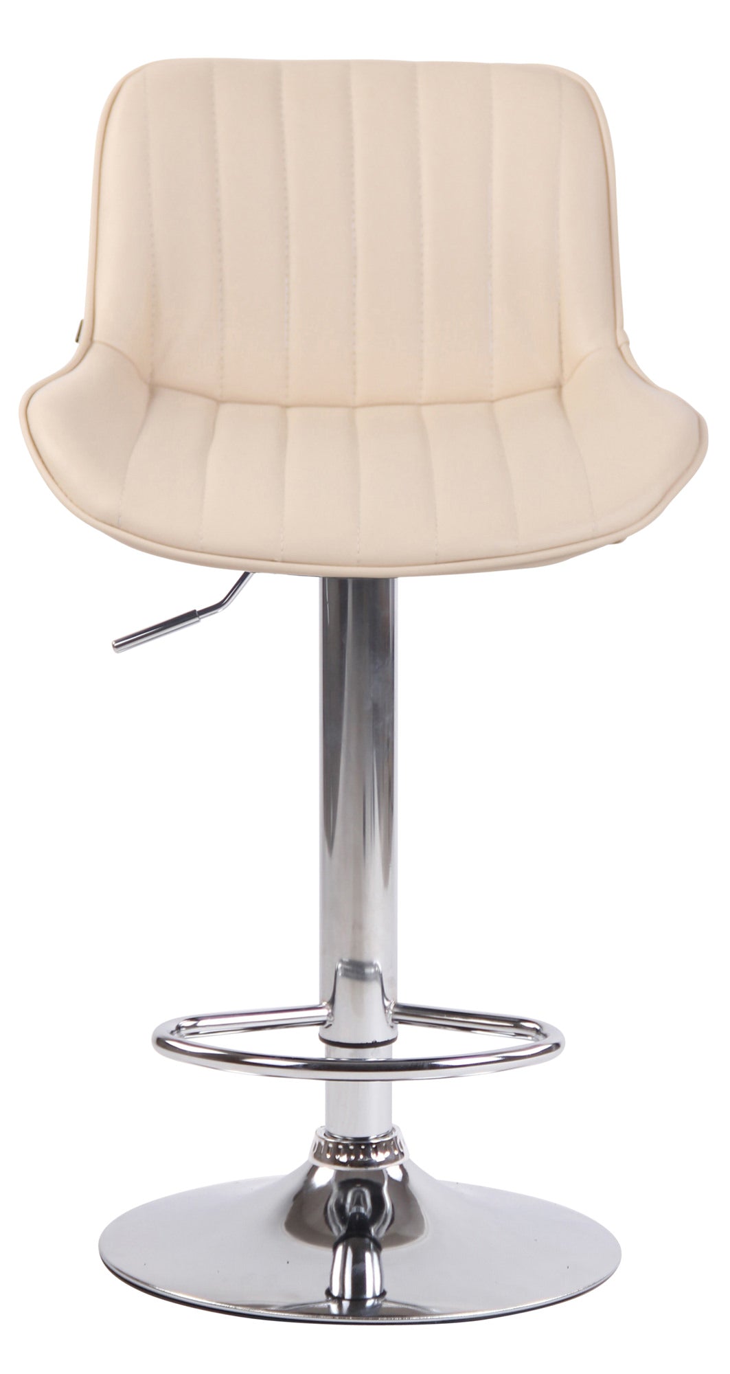 2er Set Barhocker Lentini Kunstleder chrom – Ansicht 7