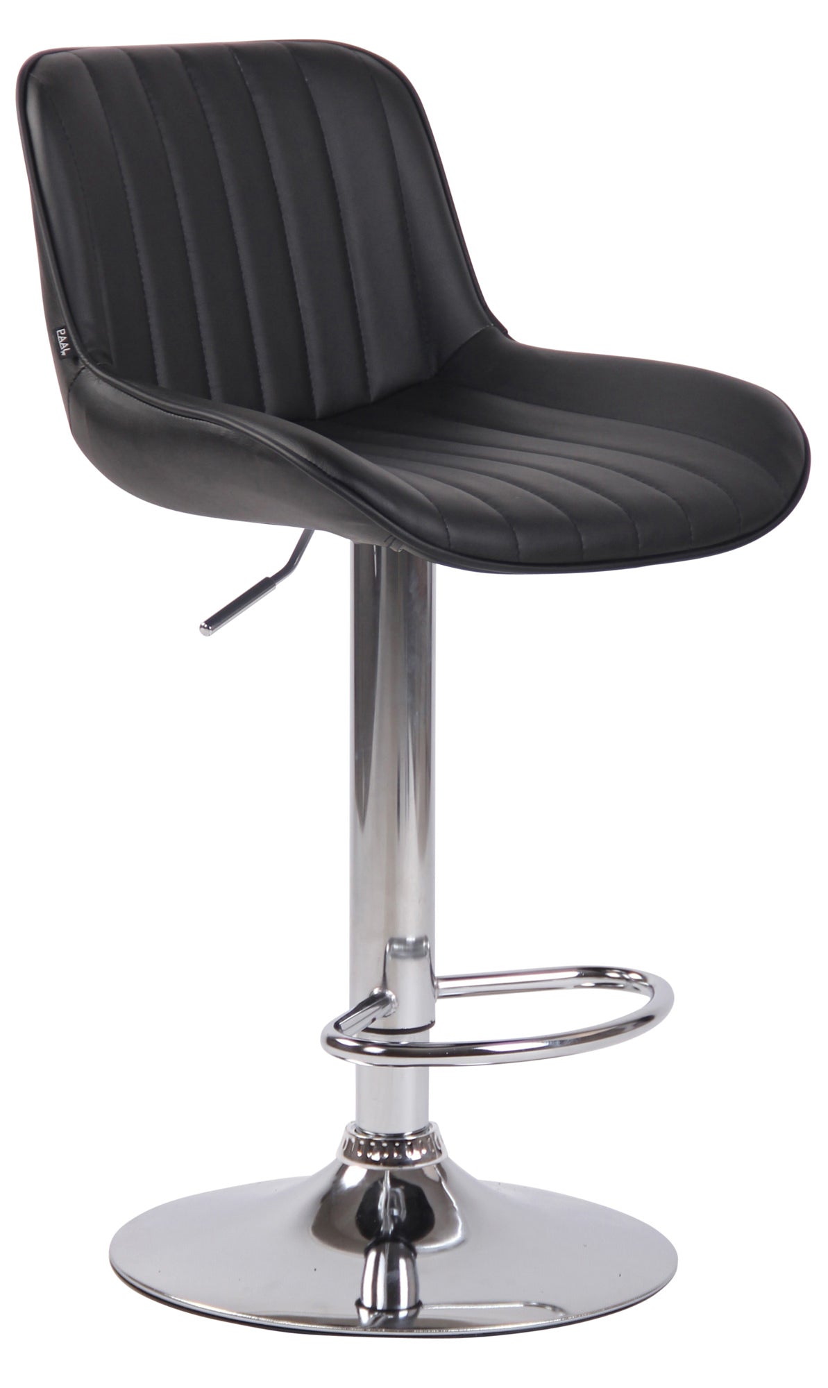 2er Set Barhocker Lentini Kunstleder chrom – Ansicht 14