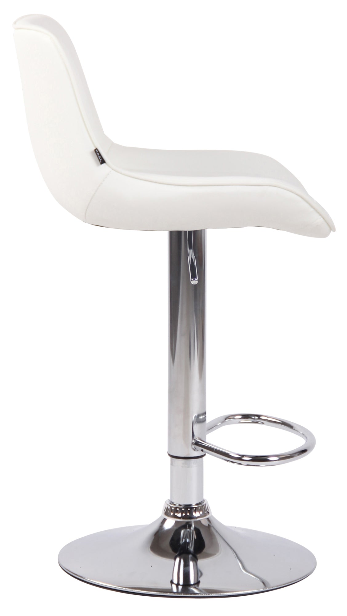 2er Set Barhocker Lentini Kunstleder chrom – Ansicht 20