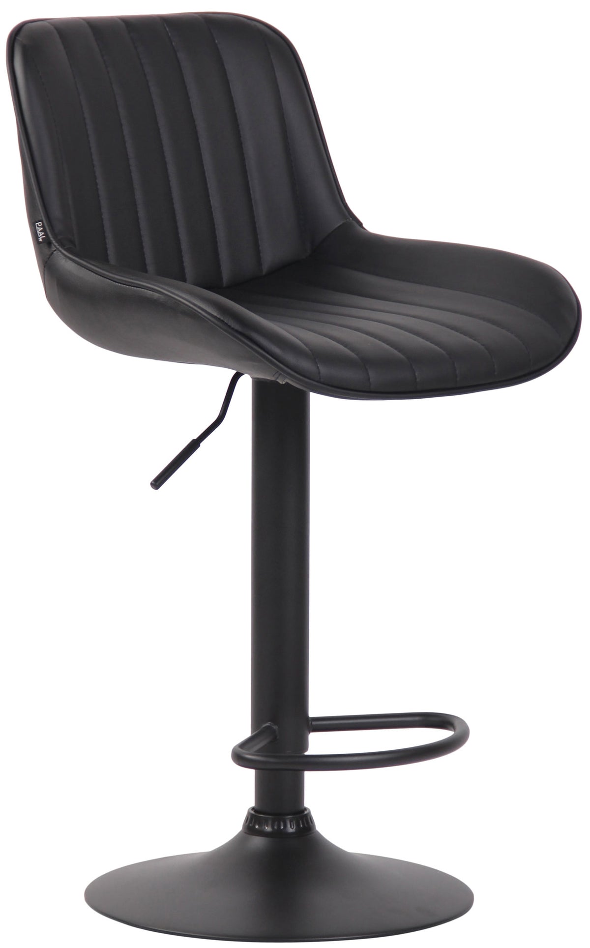 2er Set Barhocker Lentini Kunstleder schwarz – Ansicht 20