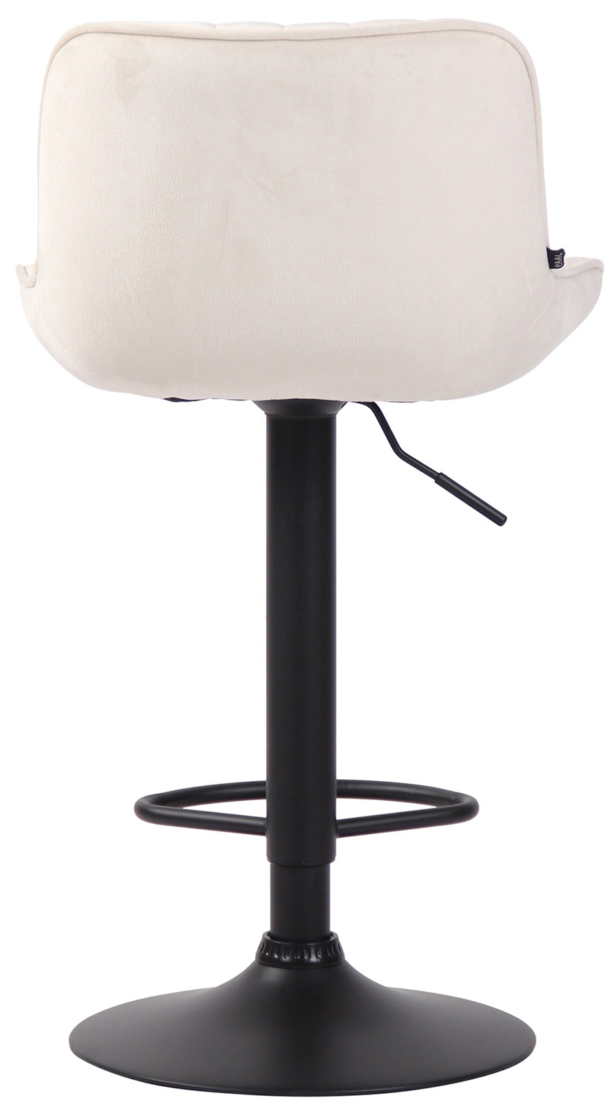 2er Set Barhocker Lentini Samt schwarz – Ansicht 18