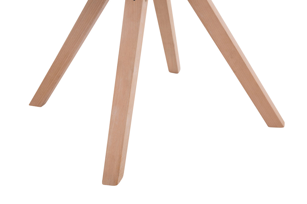 4er Set Besucherstuhl Toulouse Stoff Square Natura – Ansicht 5