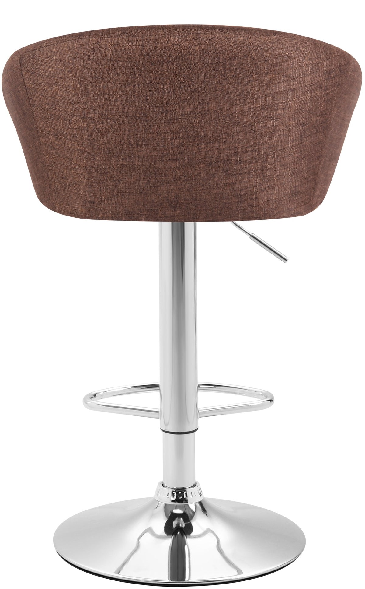 2er Set Barhocker Miami V2 Stoff chrom – Ansicht 12