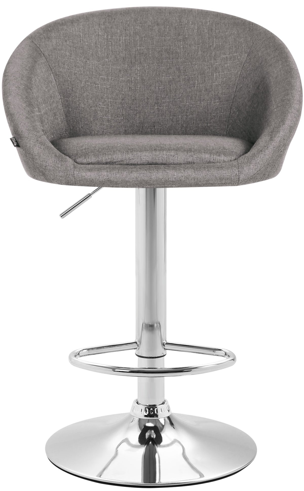 2er Set Barhocker Miami V2 Stoff chrom – Ansicht 16