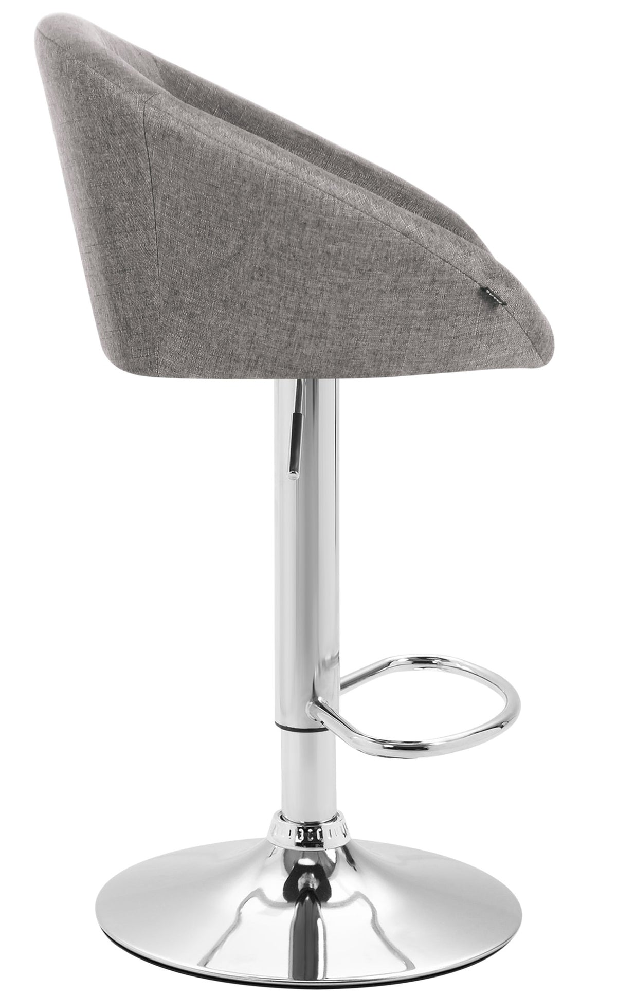 2er Set Barhocker Miami V2 Stoff chrom – Ansicht 17