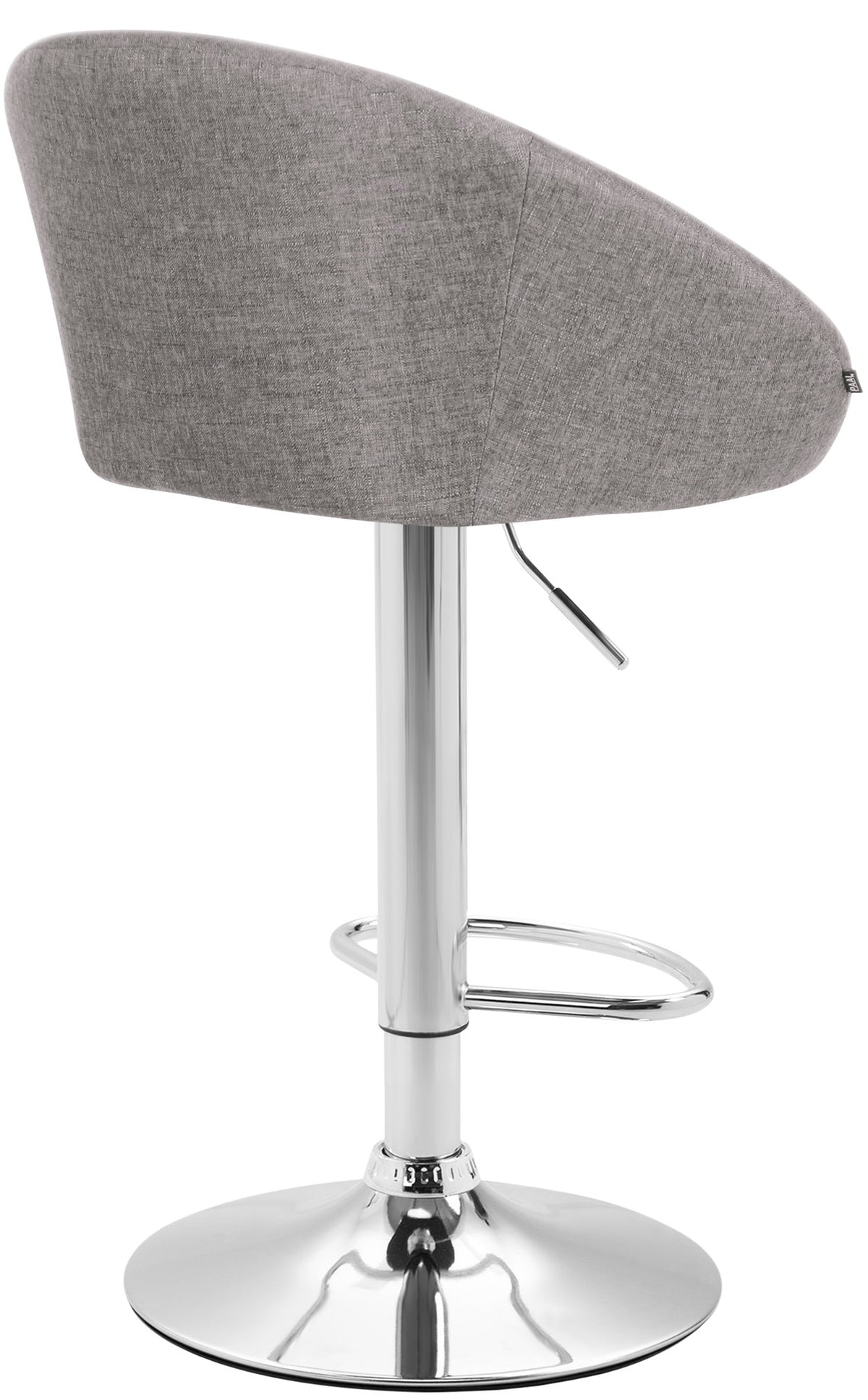 2er Set Barhocker Miami V2 Stoff chrom – Ansicht 18
