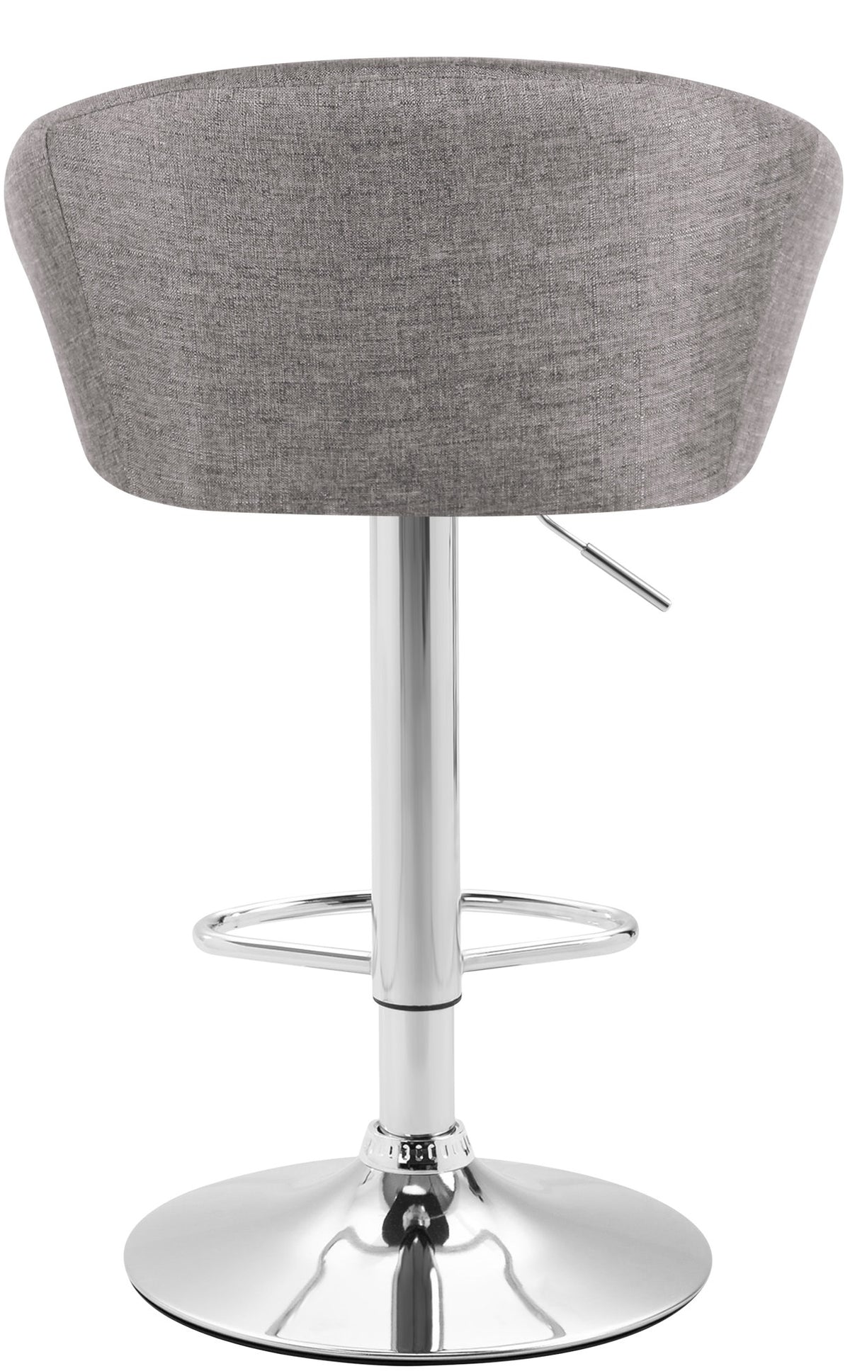 2er Set Barhocker Miami V2 Stoff chrom – Ansicht 19