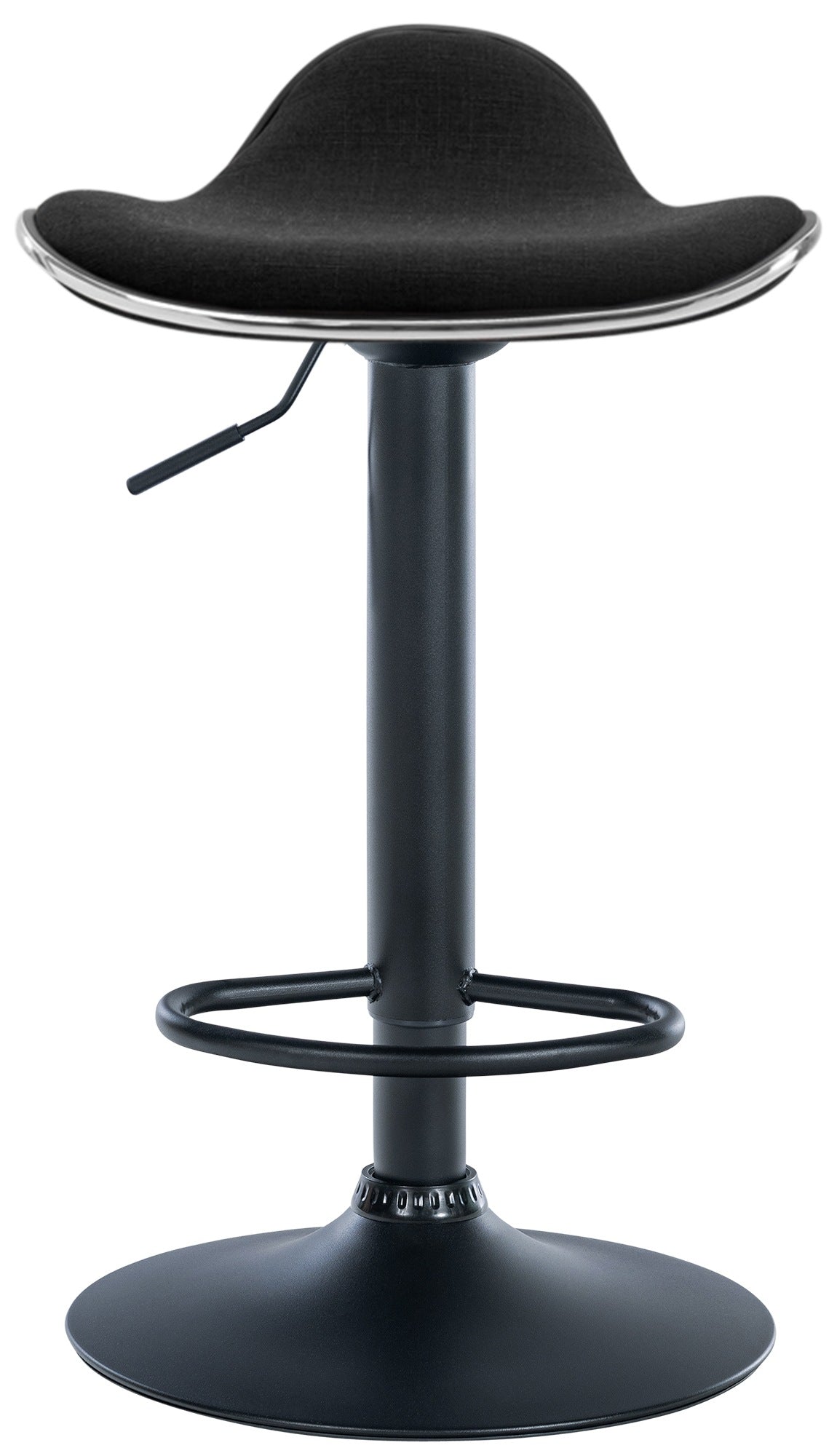 Barhocker Shanghai Stoff schwarz – Ansicht 2