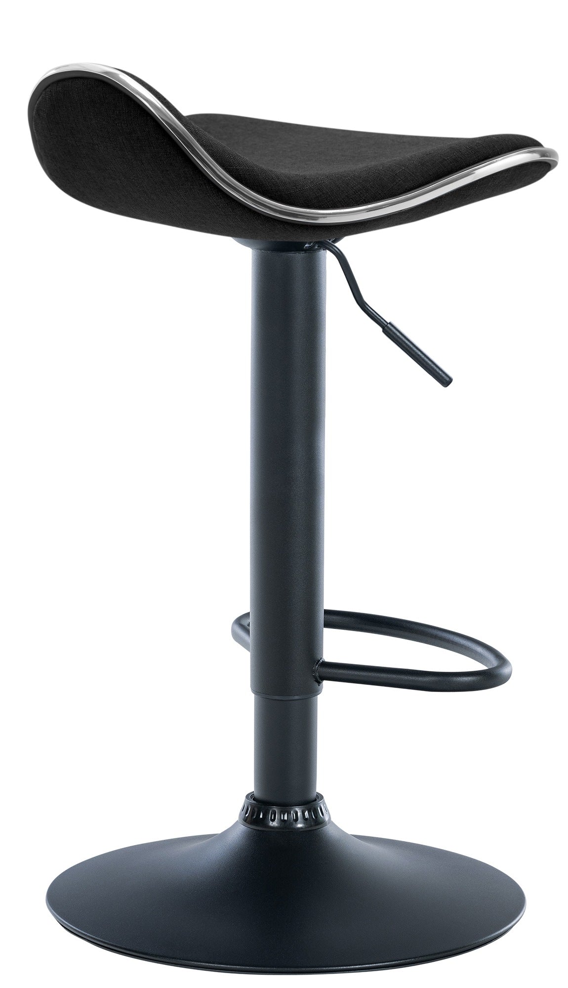 Barhocker Shanghai Stoff schwarz – Ansicht 4