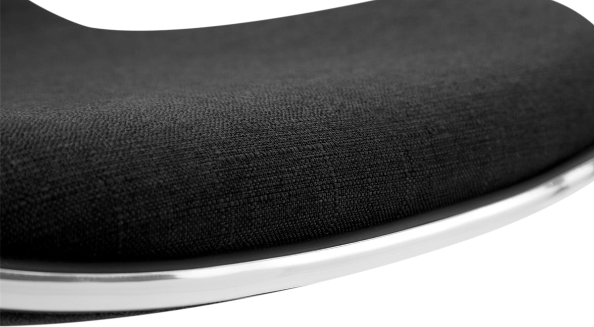 Barhocker Shanghai Stoff schwarz – Ansicht 6