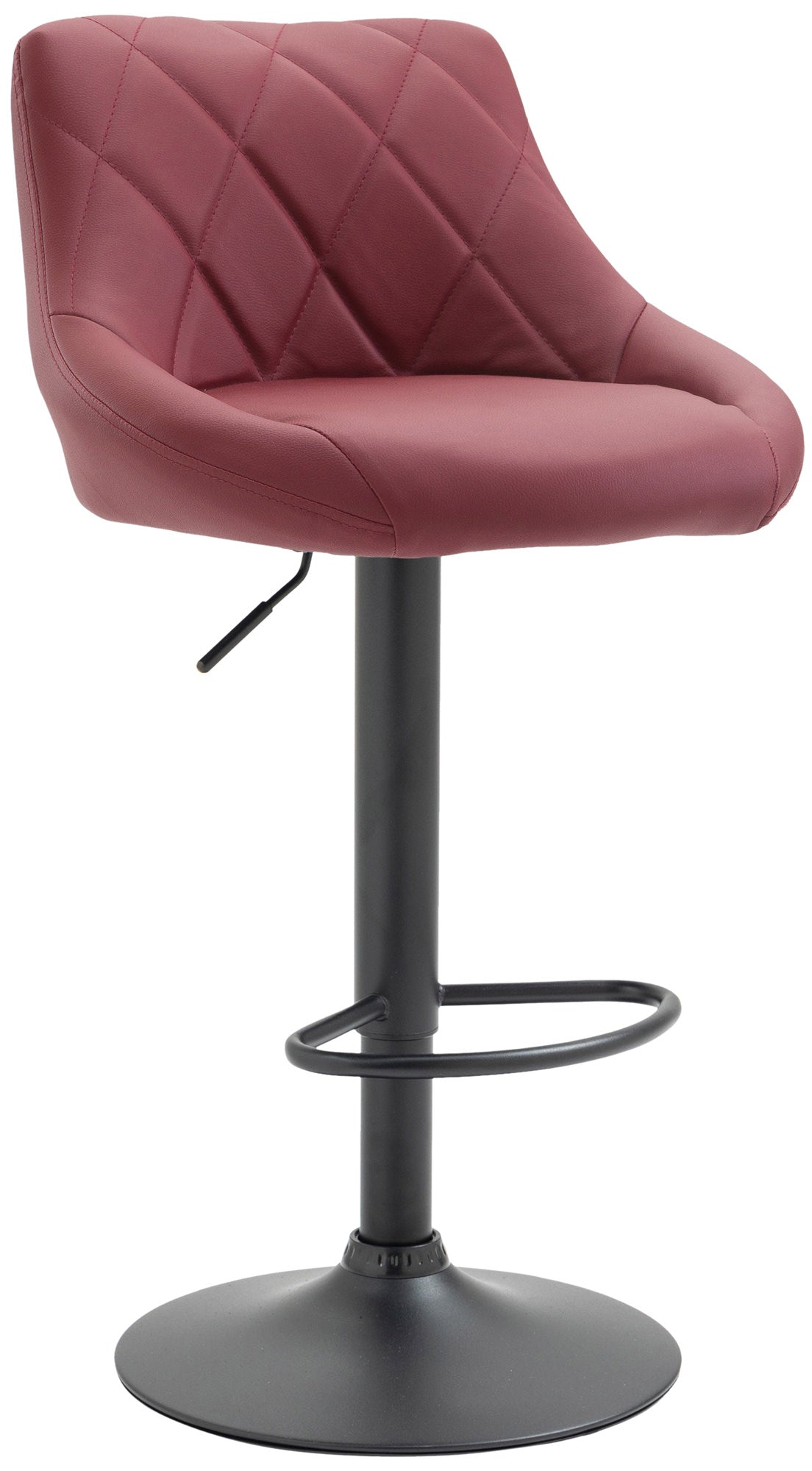 Barhocker Lazio Kunstleder schwarz