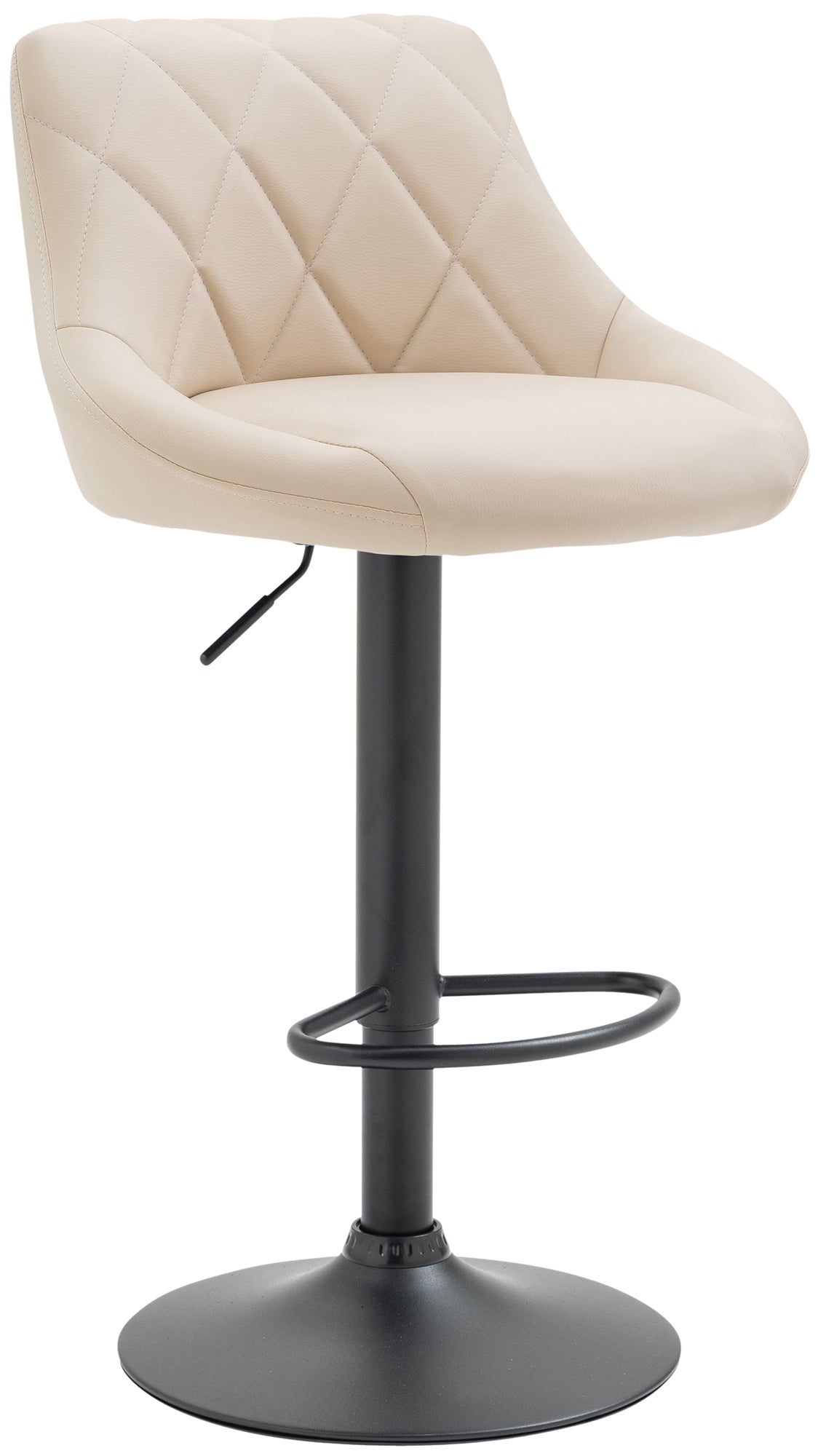 Barhocker Lazio Kunstleder schwarz – Ansicht 9