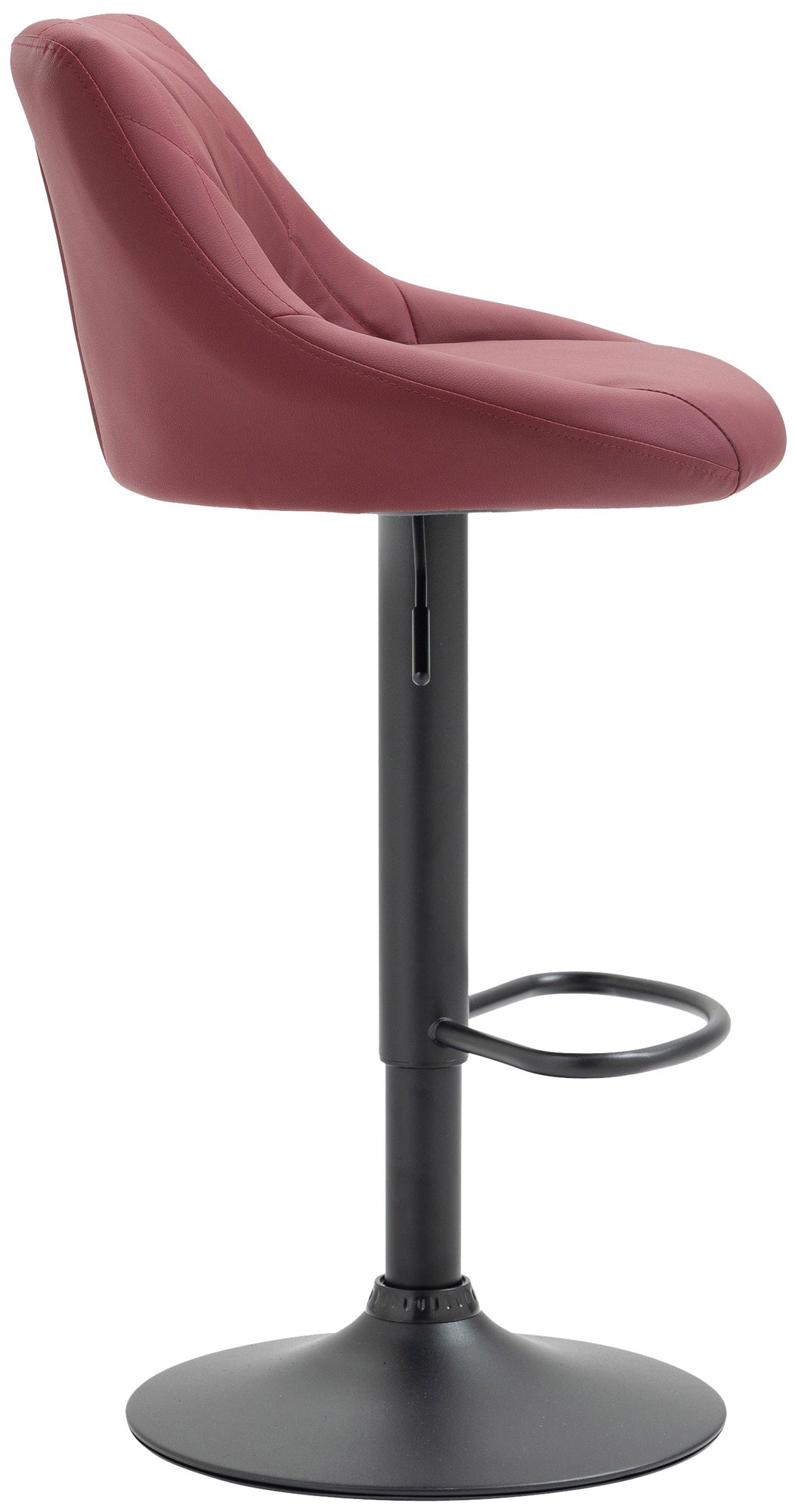 Barhocker Lazio Kunstleder schwarz – Ansicht 4