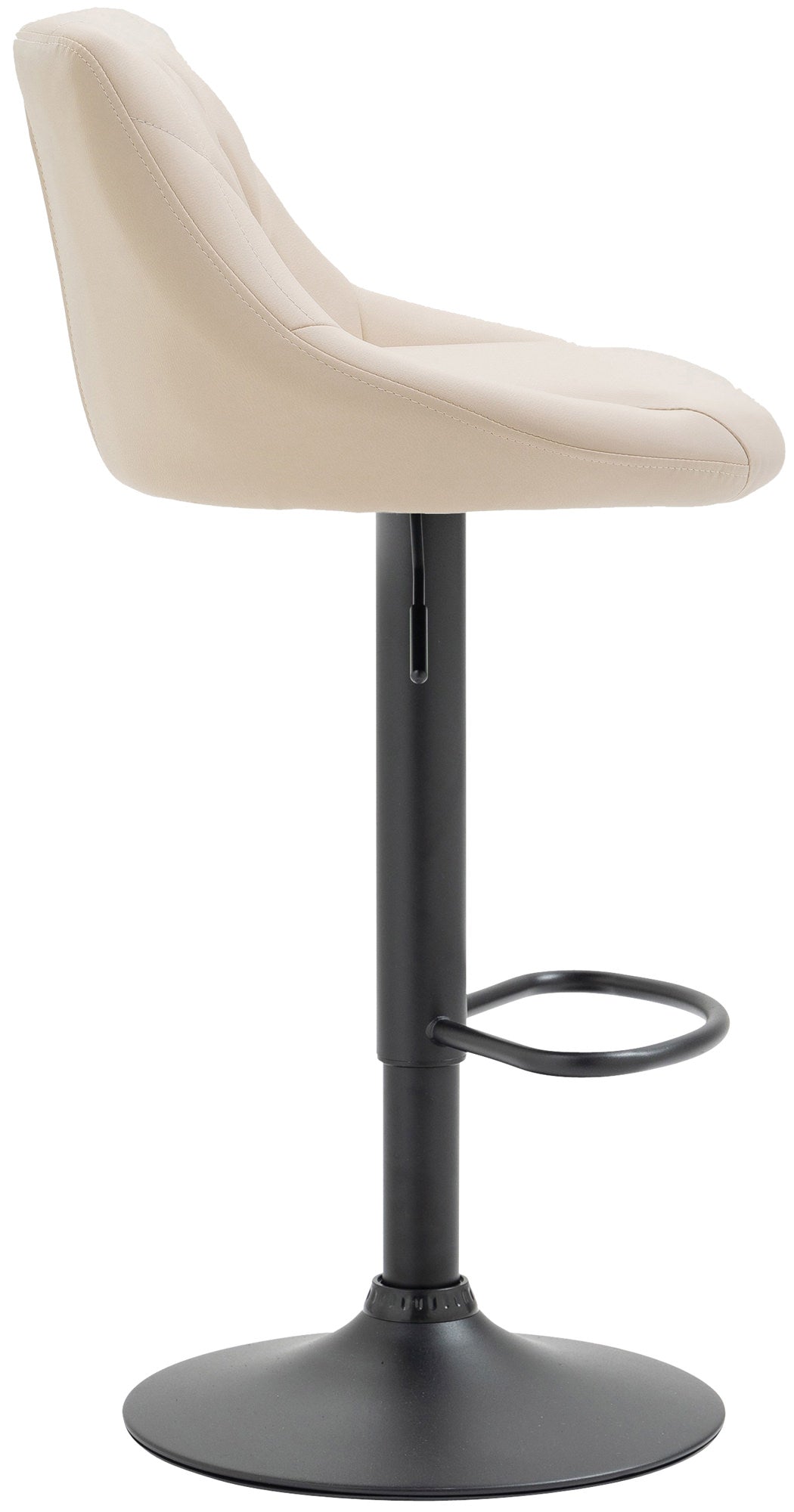 Barhocker Lazio Kunstleder schwarz – Ansicht 12