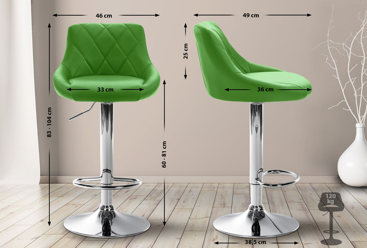Barhocker Lazio Kunstleder chrom – Ansicht 18