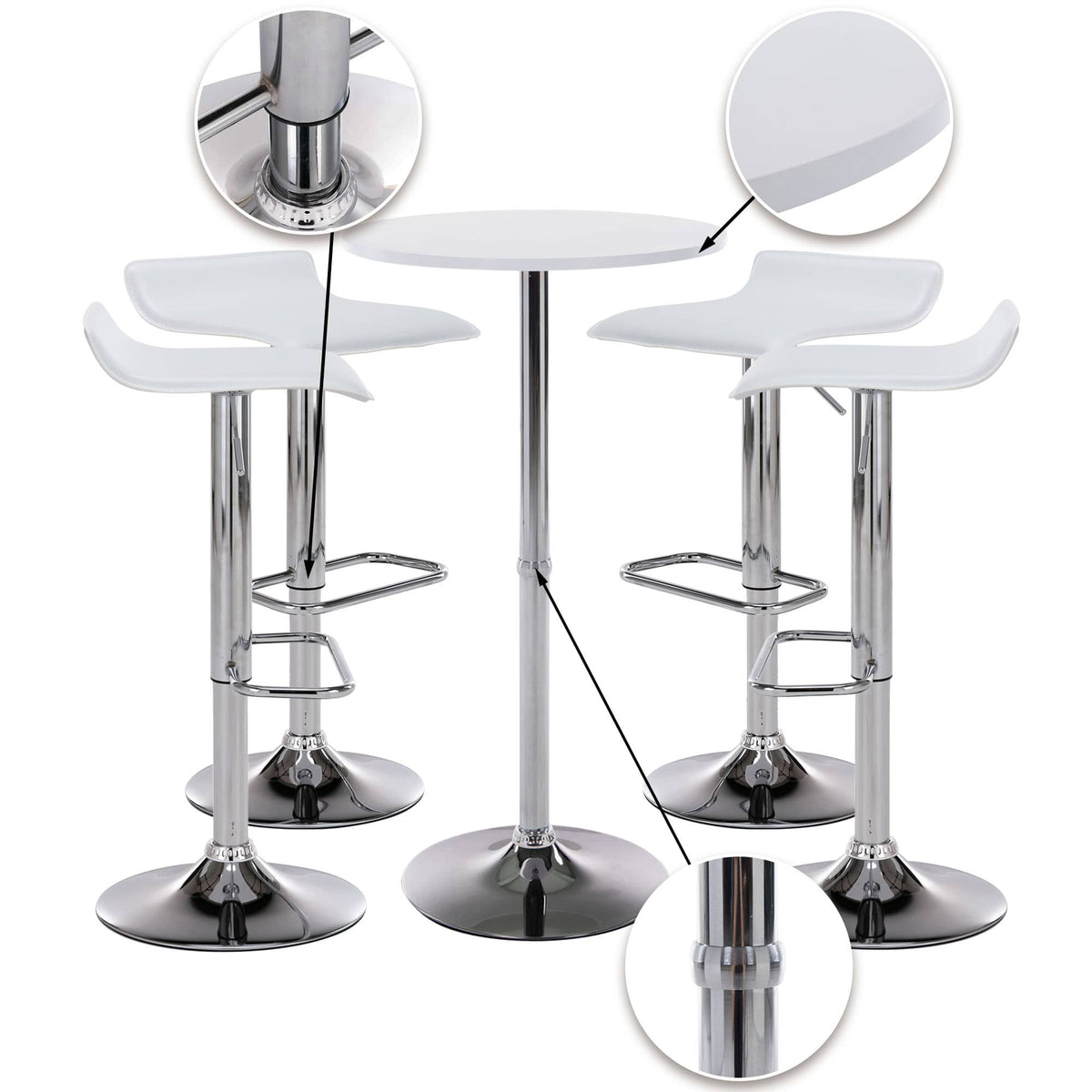 4er Bartisch Set Esberg – Ansicht 2