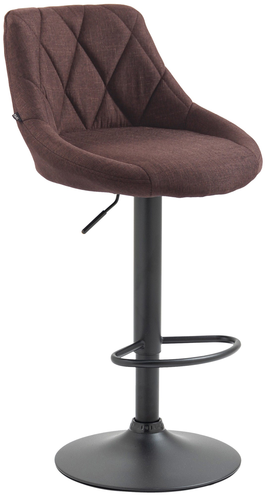 Barhocker Lazio Stoff schwarz – Ansicht 8