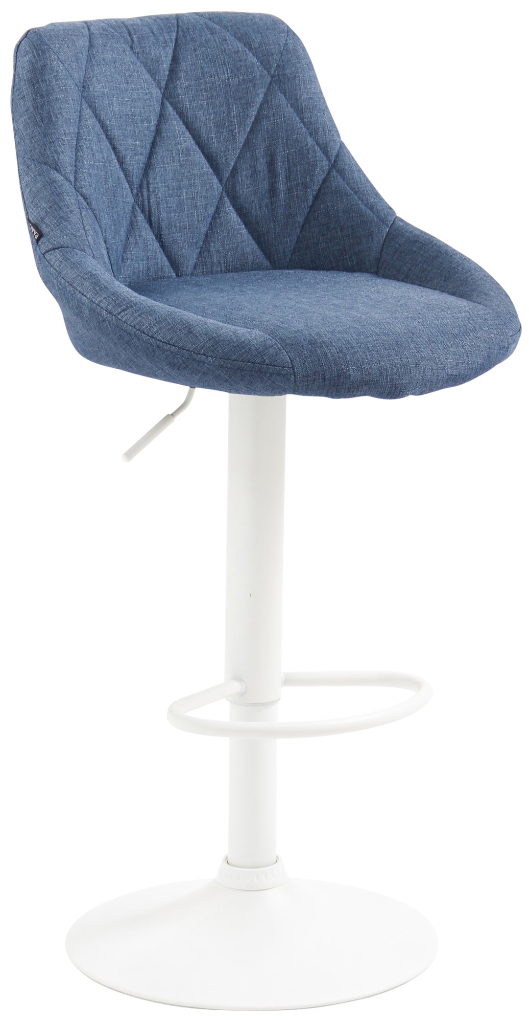 Barhocker Lazio Stoff weiß