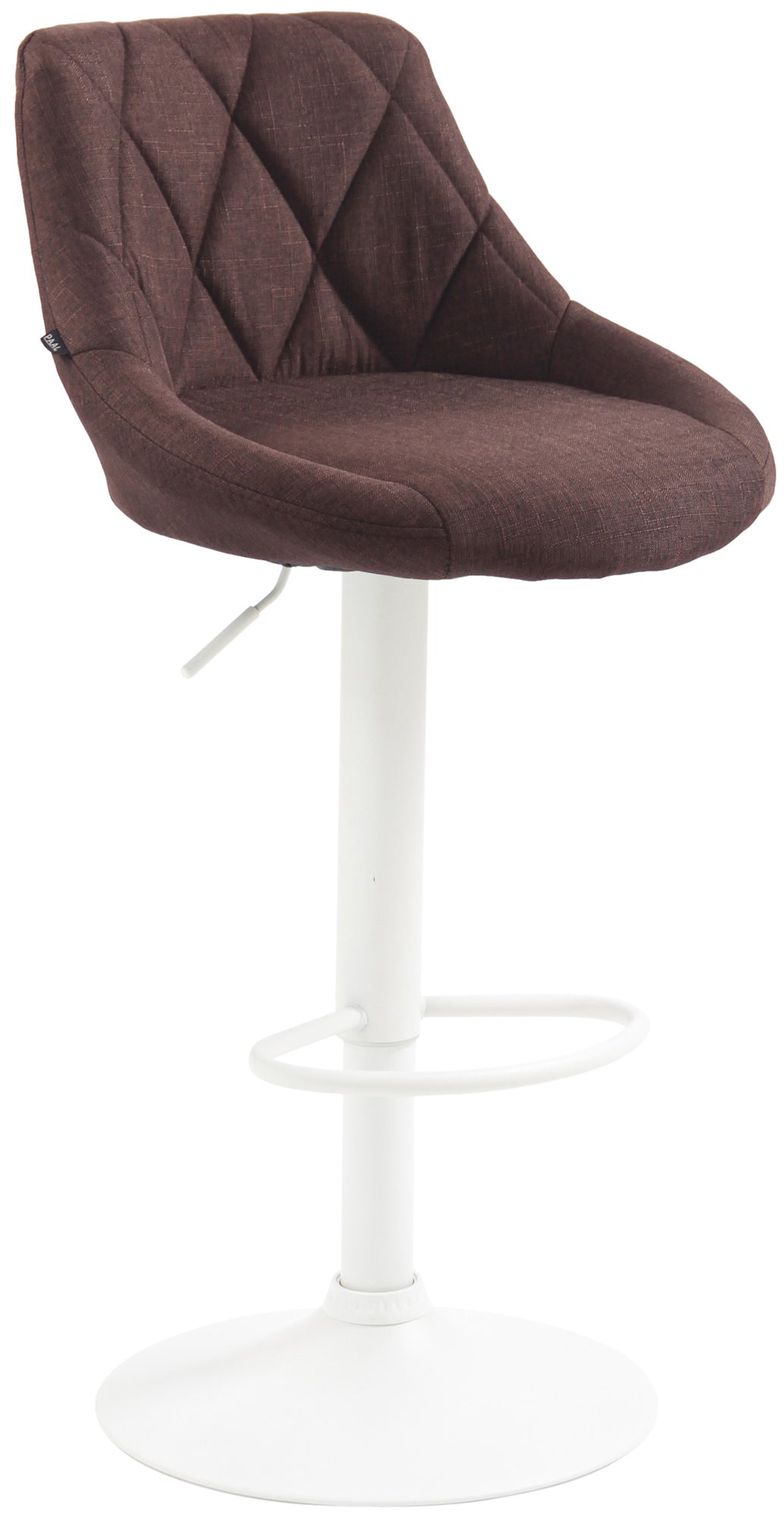 Barhocker Lazio Stoff weiß – Ansicht 8