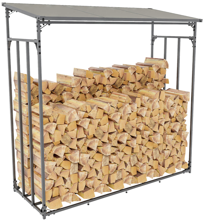 Kaminholzunterstand Ruston Aluminium XL