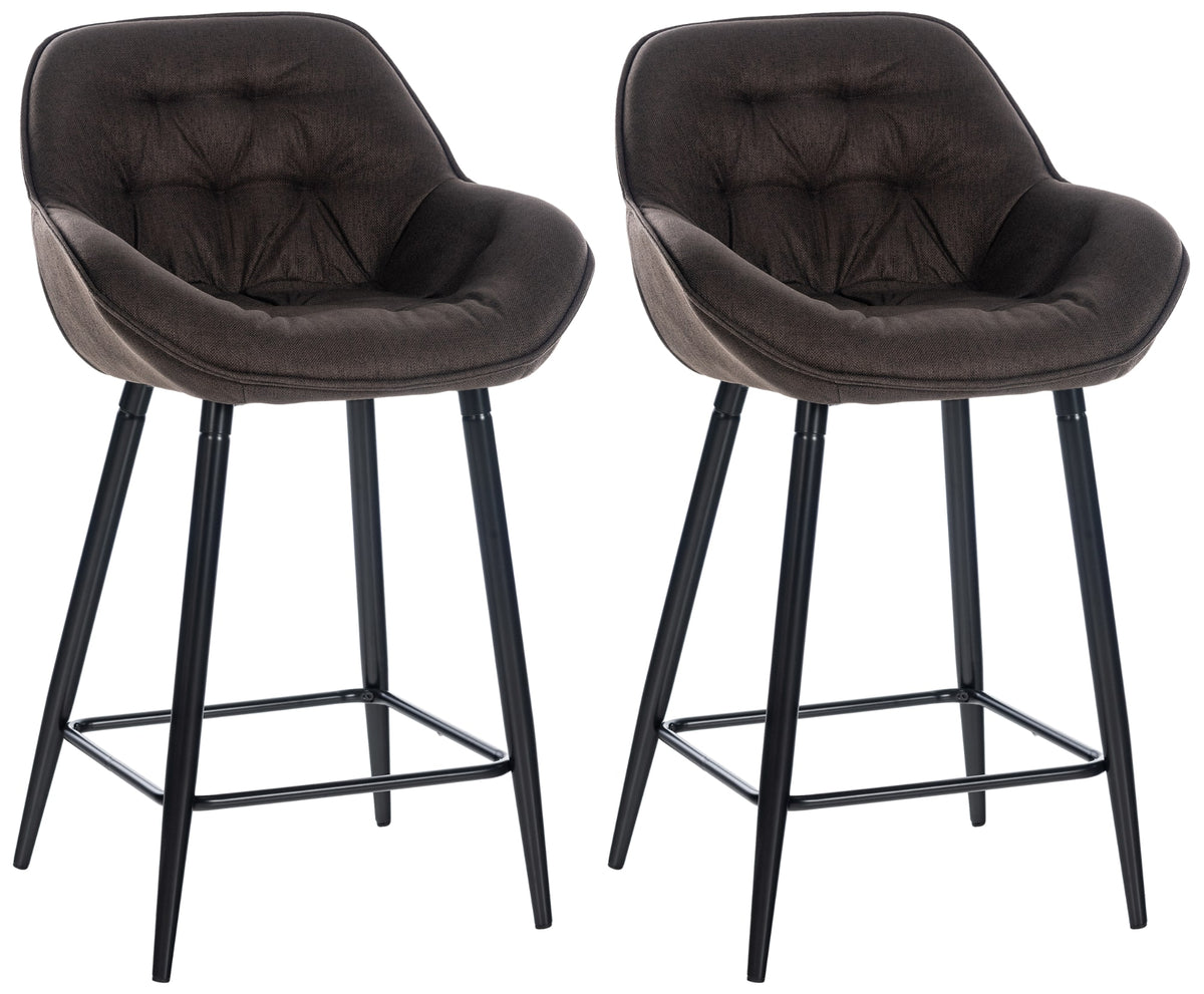 2er Set Barhocker Gibson Stoff – Ansicht 11