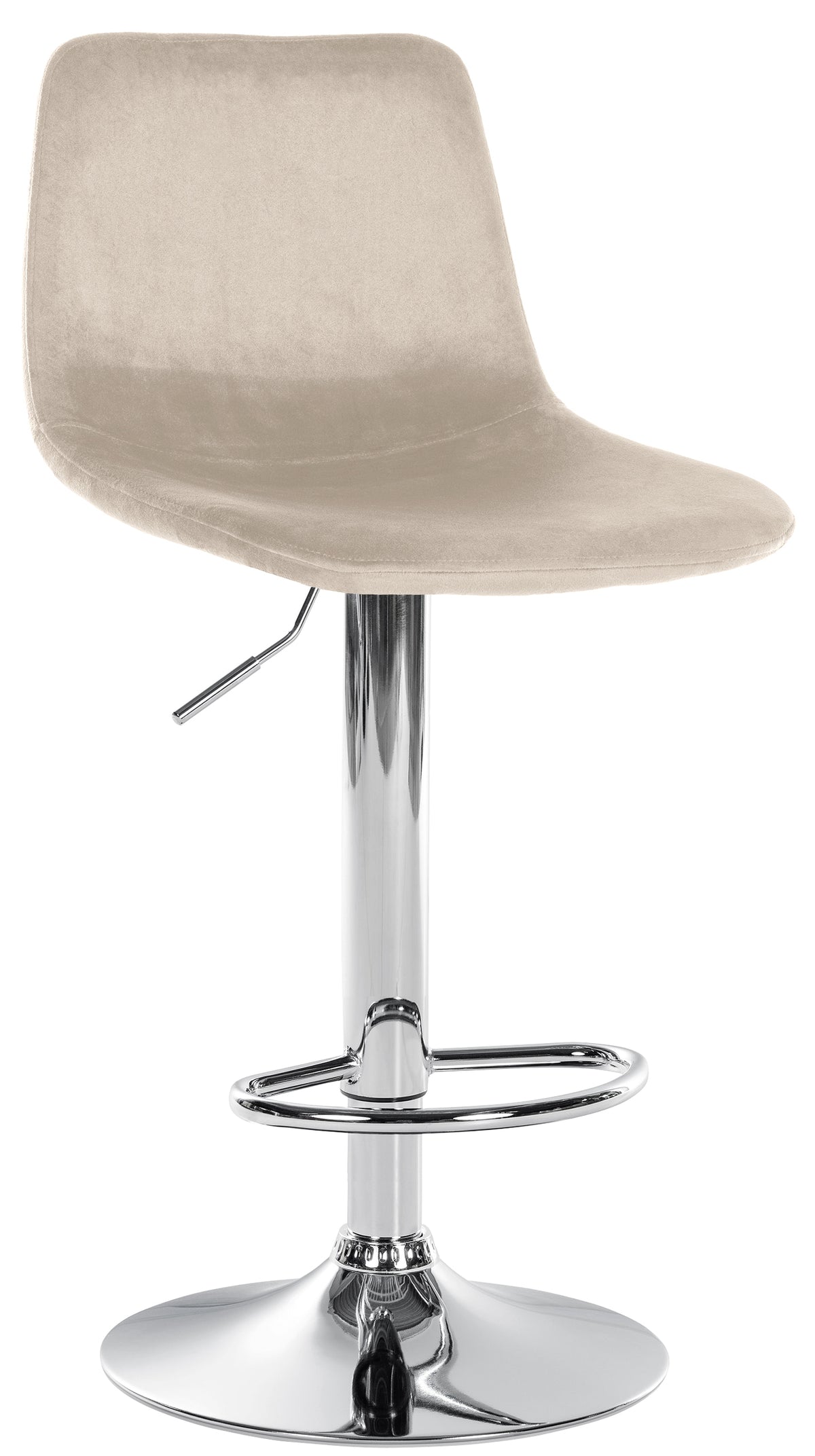 Barhocker Divo Samt Chrom – Ansicht 9
