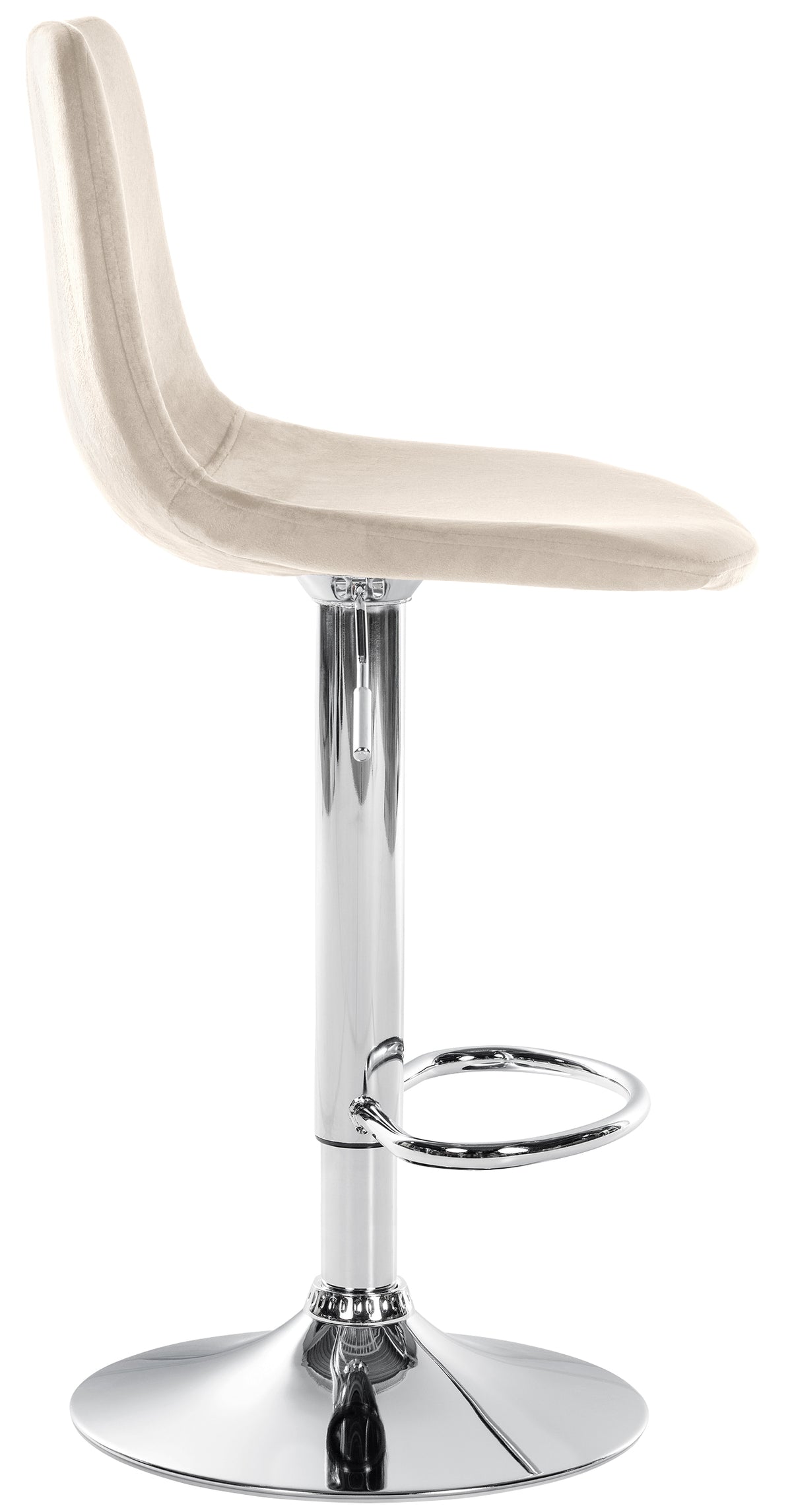 Barhocker Divo Samt Chrom – Ansicht 12