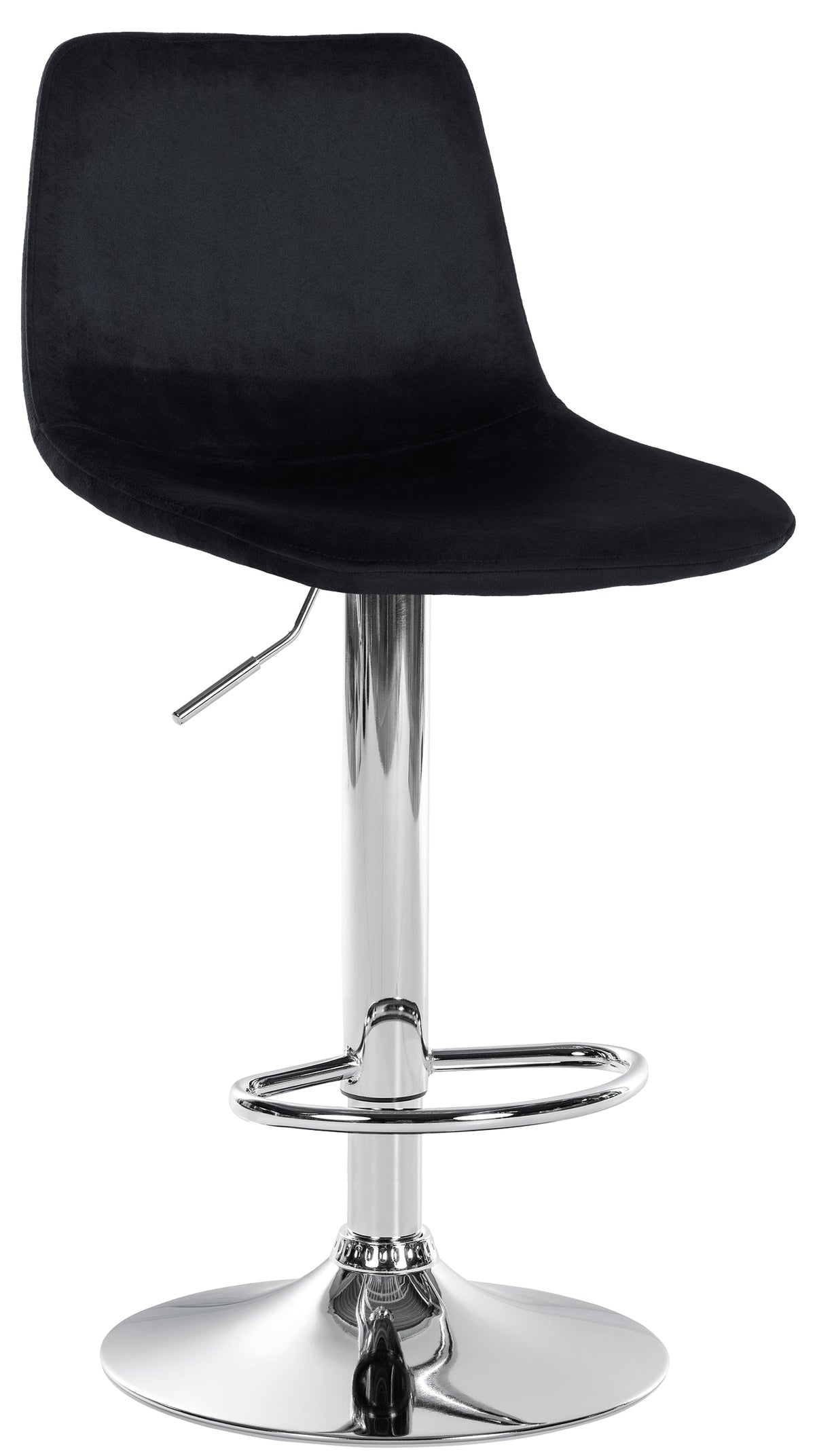 Barhocker Divo Samt Chrom