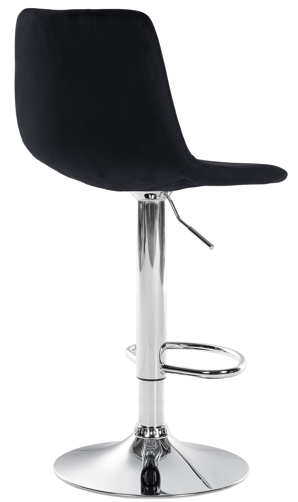 Barhocker Divo Samt Chrom – Ansicht 5
