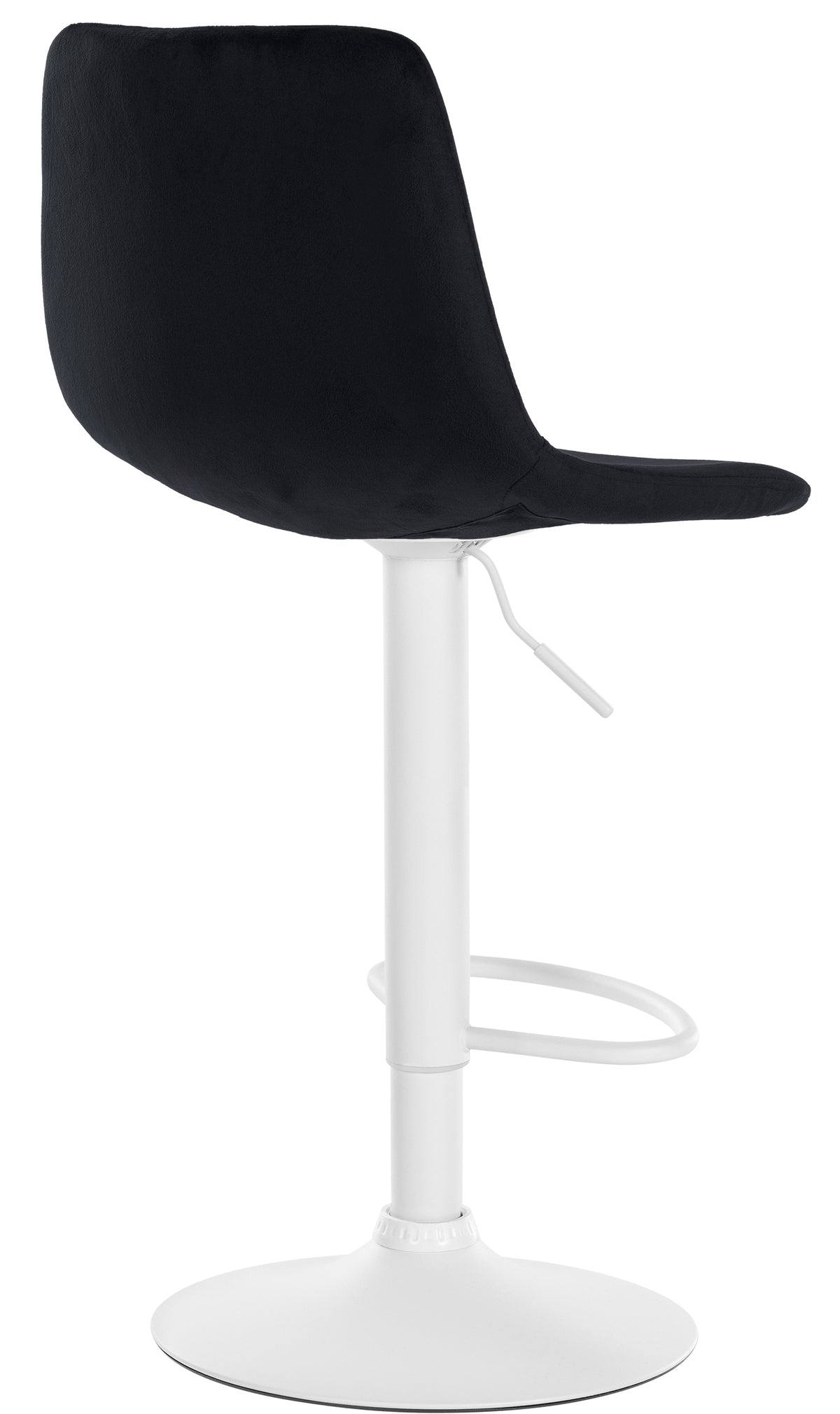 Barhocker Divo Samt Weiß – Ansicht 5