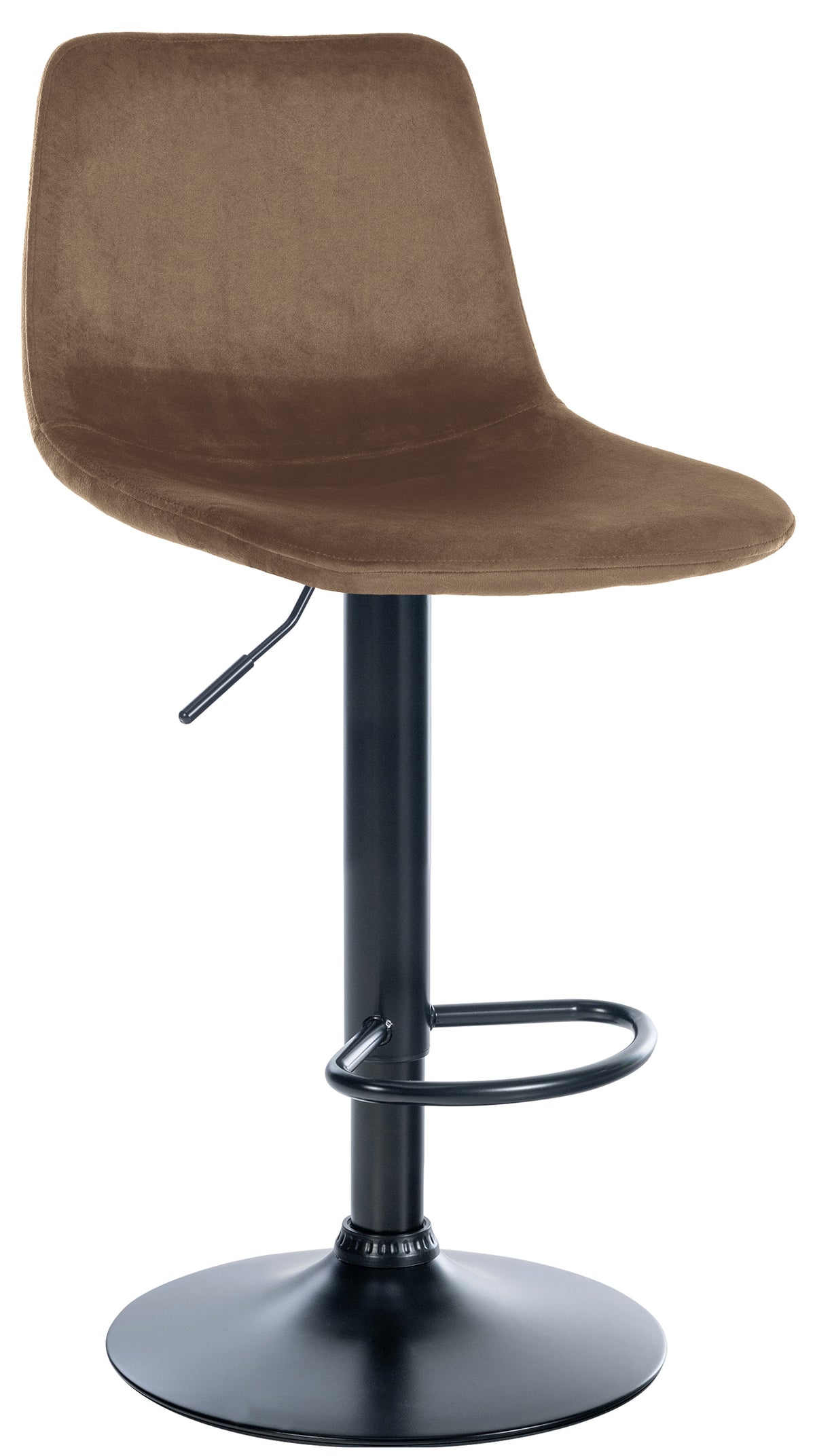 Barhocker Divo Samt Schwarz – Ansicht 17