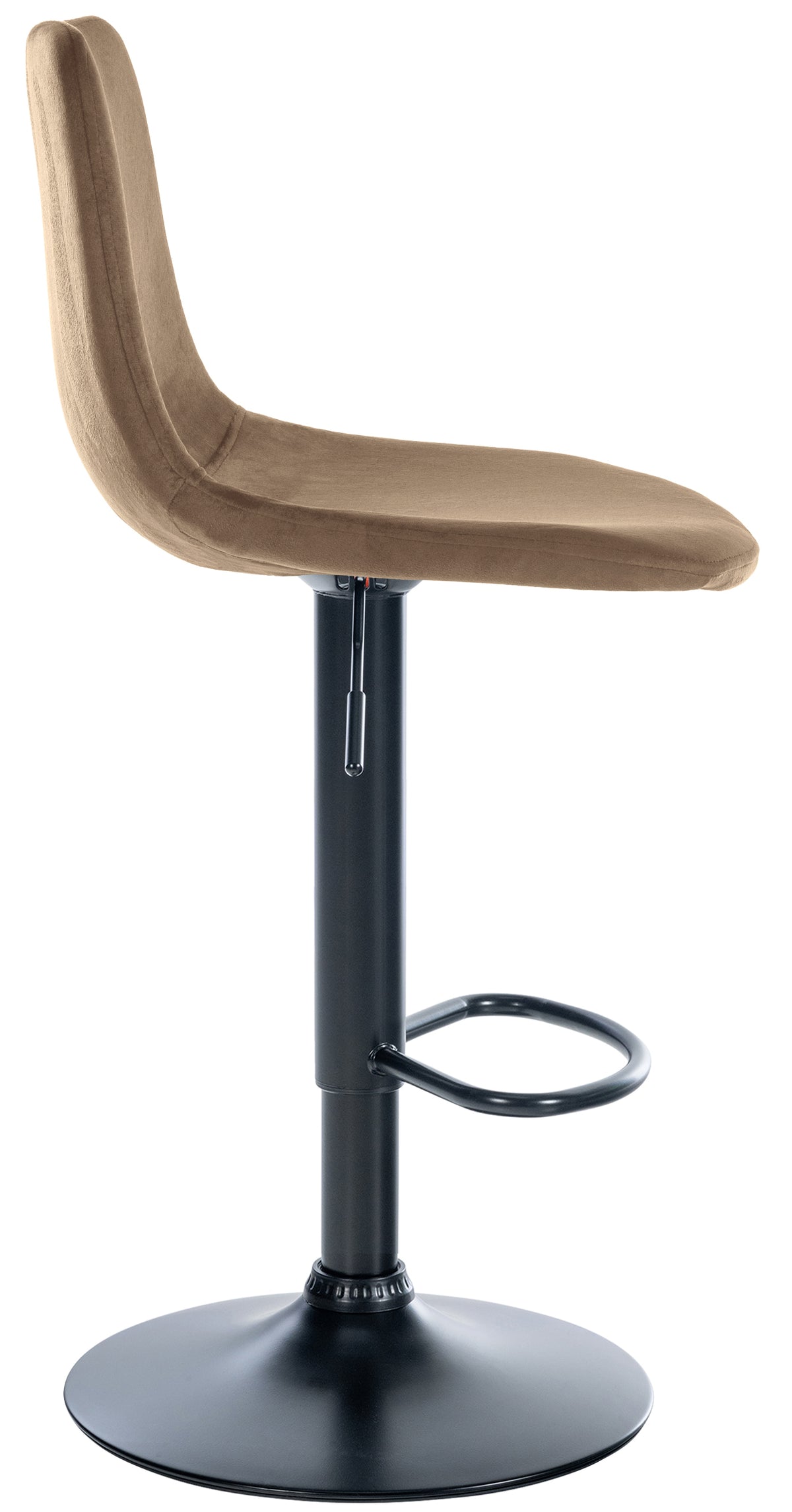 Barhocker Divo Samt Schwarz – Ansicht 20