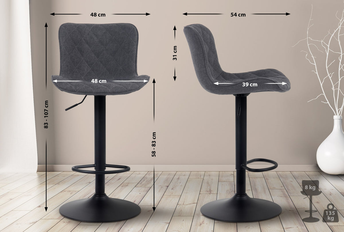 Barhocker Emma Stoff – Ansicht 10