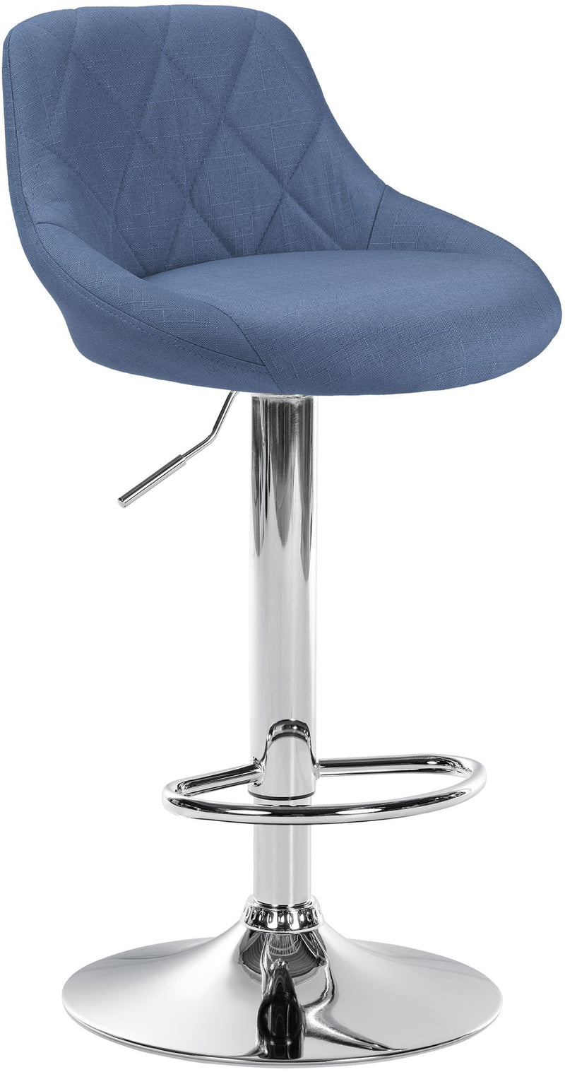 Barhocker Lazio Stoff chrom