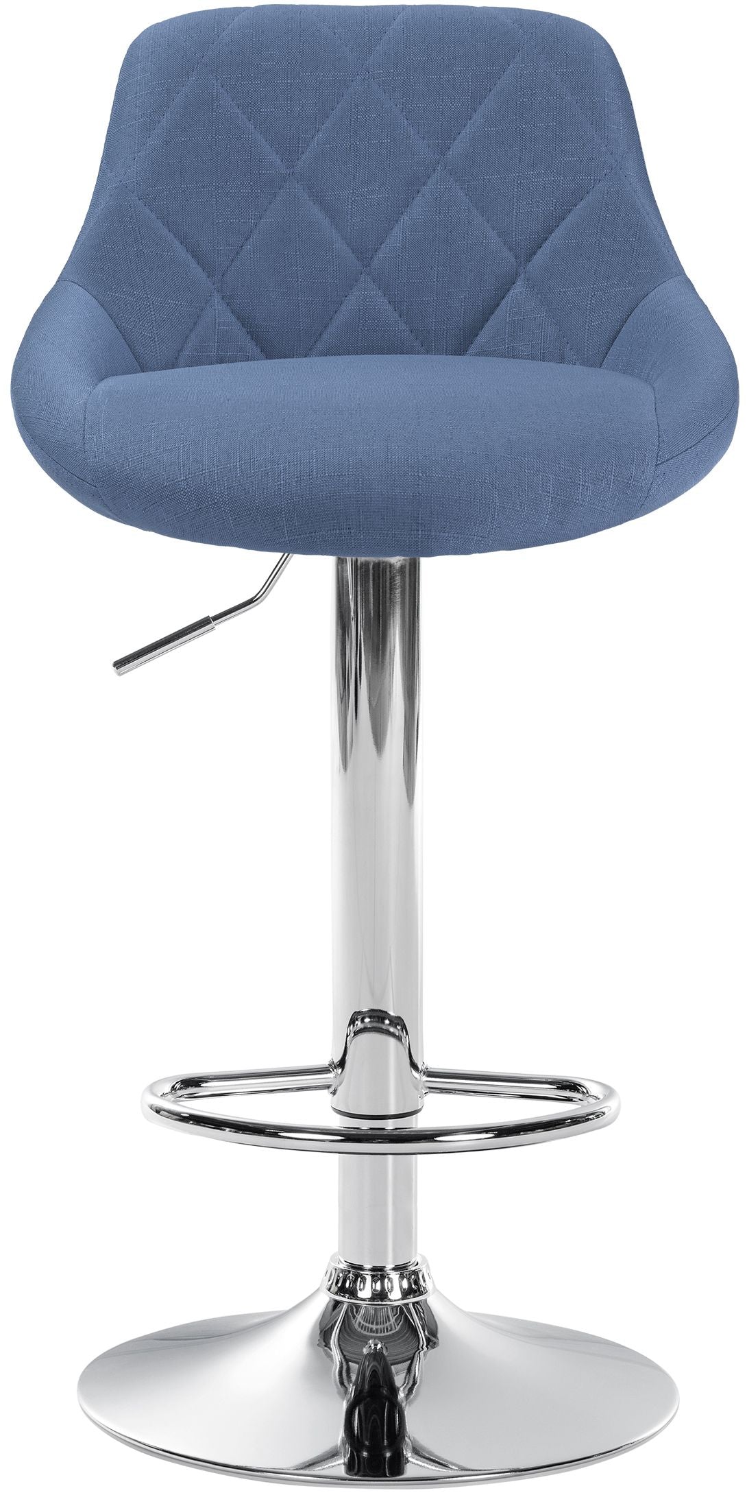 Barhocker Lazio Stoff chrom – Ansicht 3